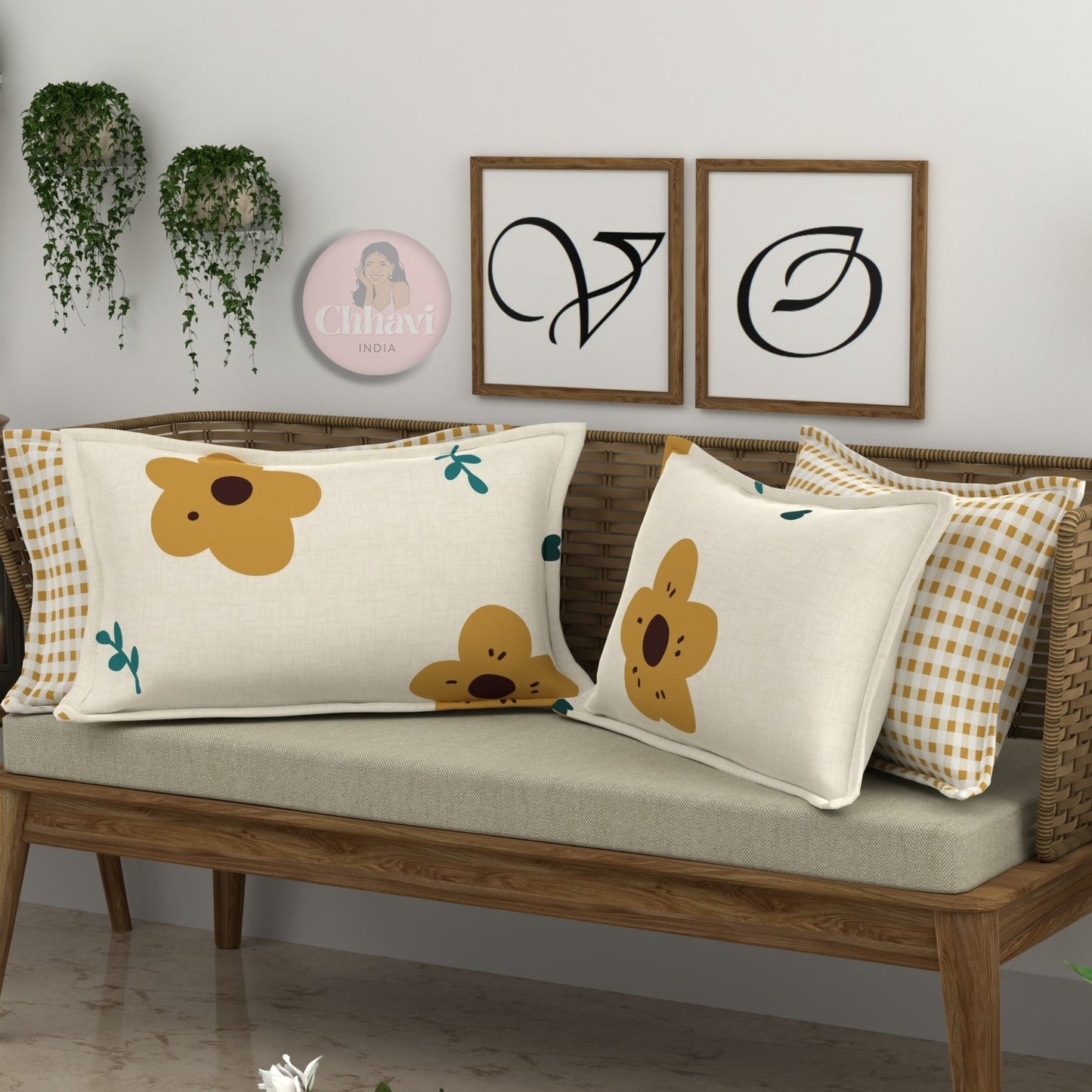 CHHAVI INDIA Microfiber Pillow Cover