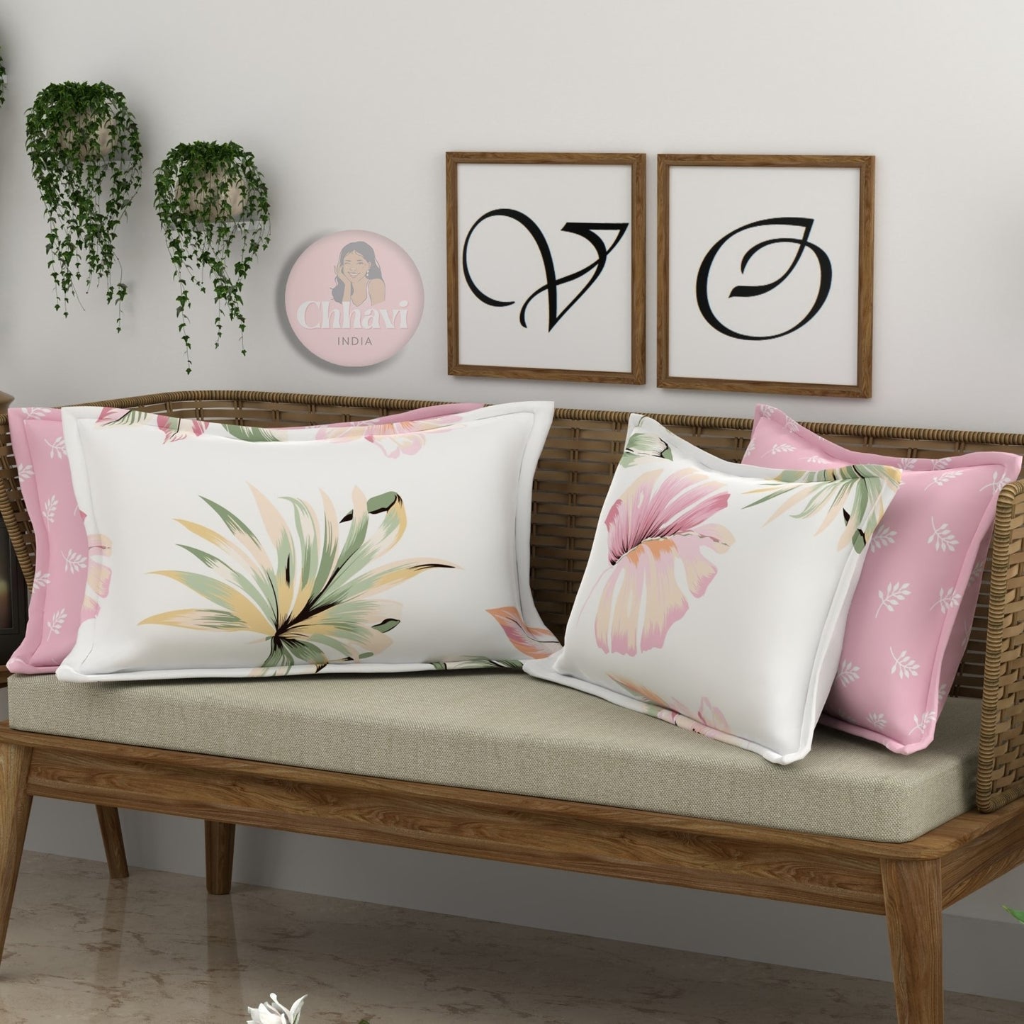 CHHAVI INDIA Microfiber Pillow Cover