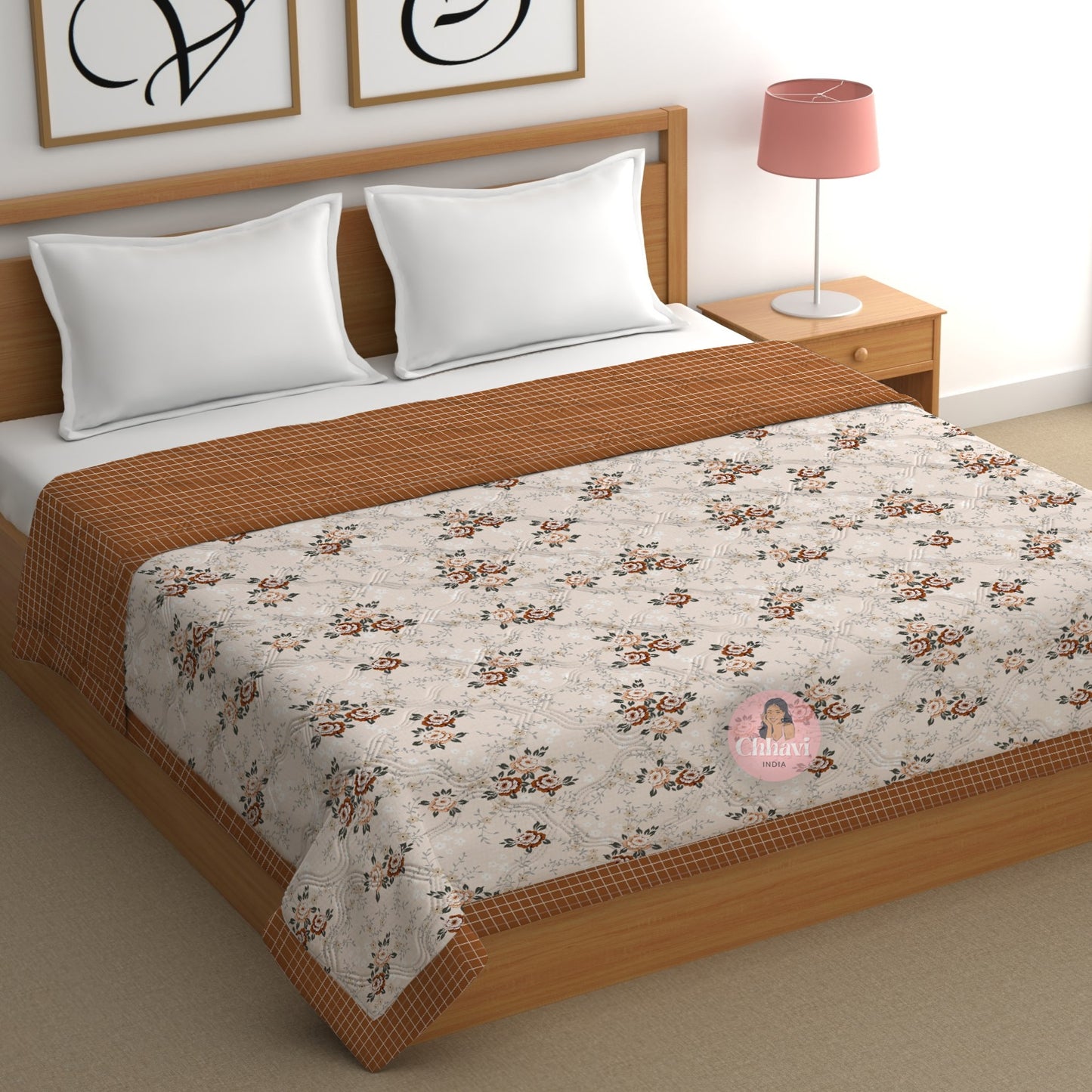 CHHAVI INDIA Printed Double Comforter for AC Room