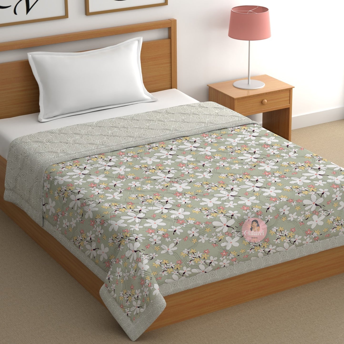 Chhavi india 210 TC single Bed Comforter