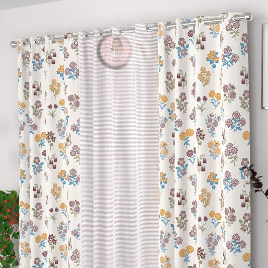 CHHAVI INDIA DESIGNER PRINTED DOOR CURTAIN PACK OF 3