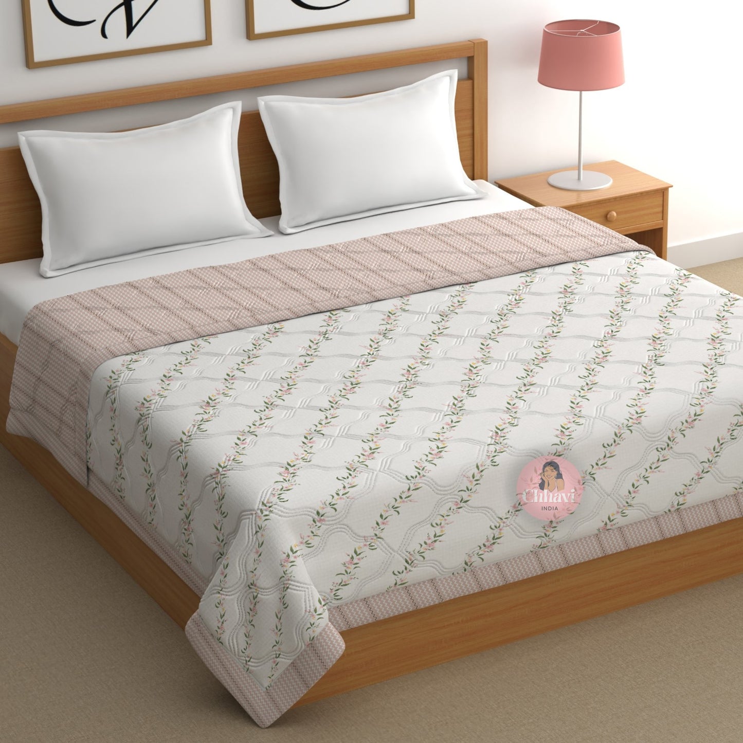 CHHAVI INDIA Printed Double Comforter for AC Room