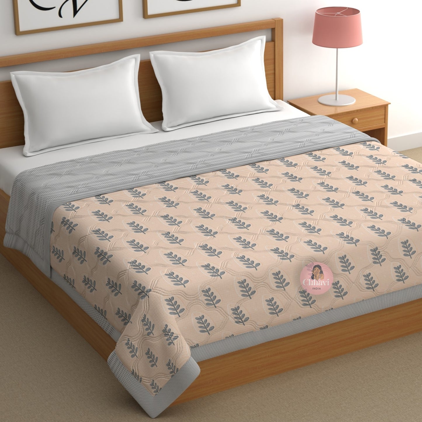 CHHAVI INDIA Printed Double Comforter for AC Room