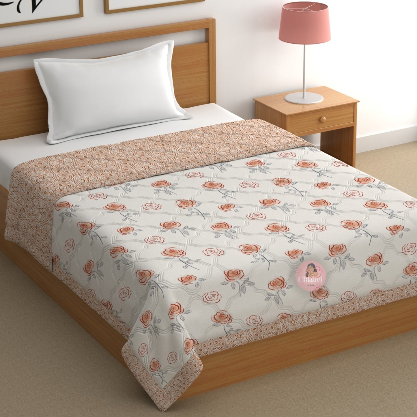 Chhavi india 210 TC single Bed Comforter