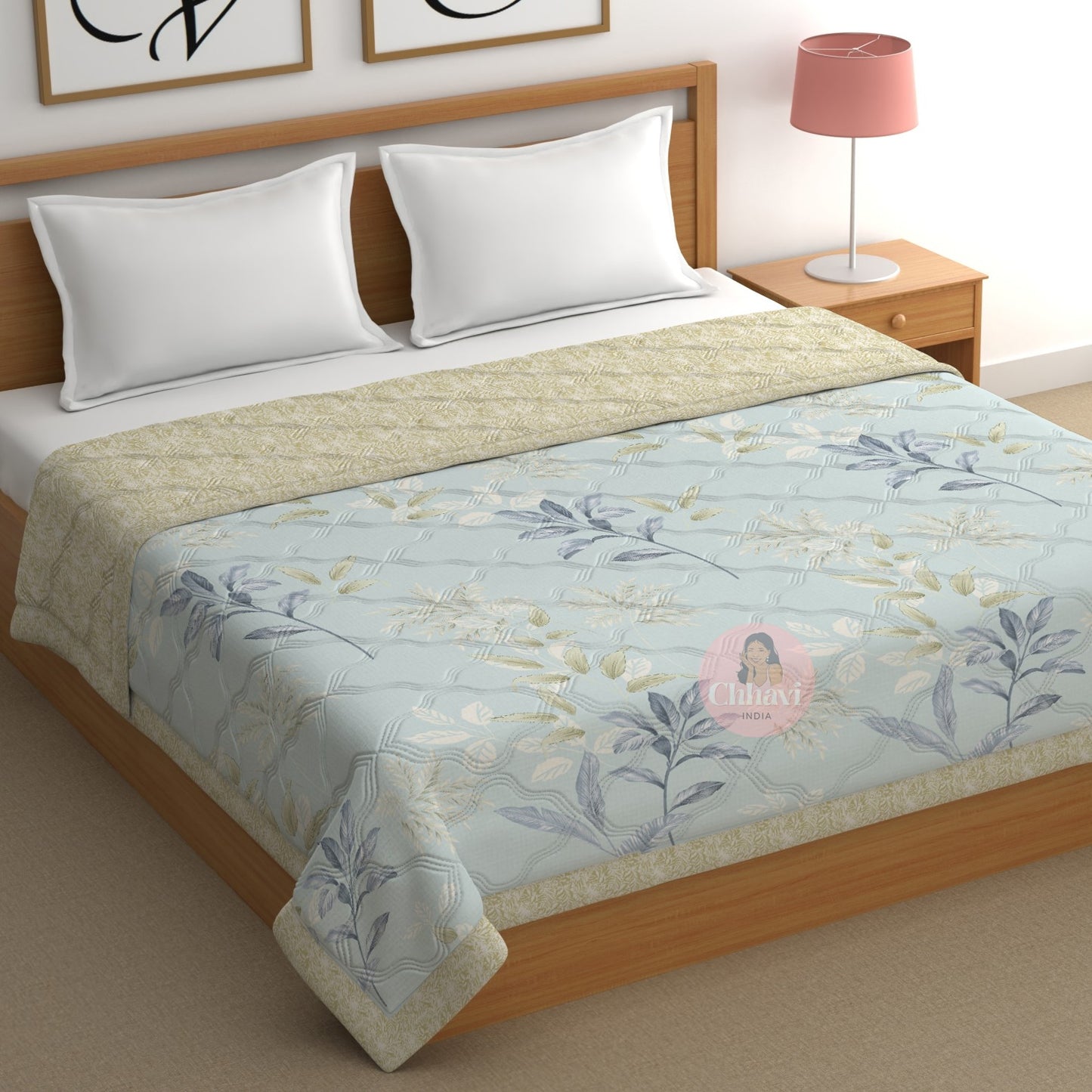 CHHAVI INDIA Printed Double Comforter for AC Room