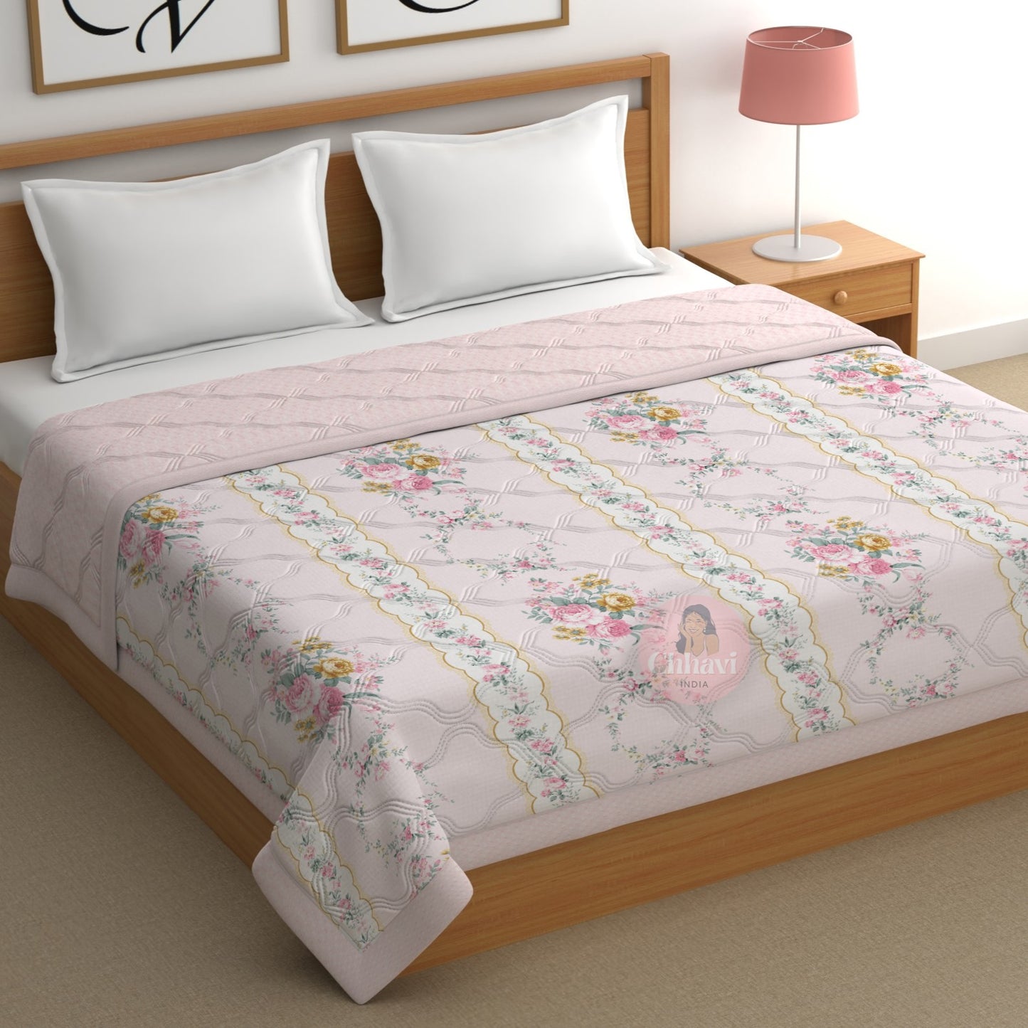 CHHAVI INDIA Printed Double Comforter for AC Room