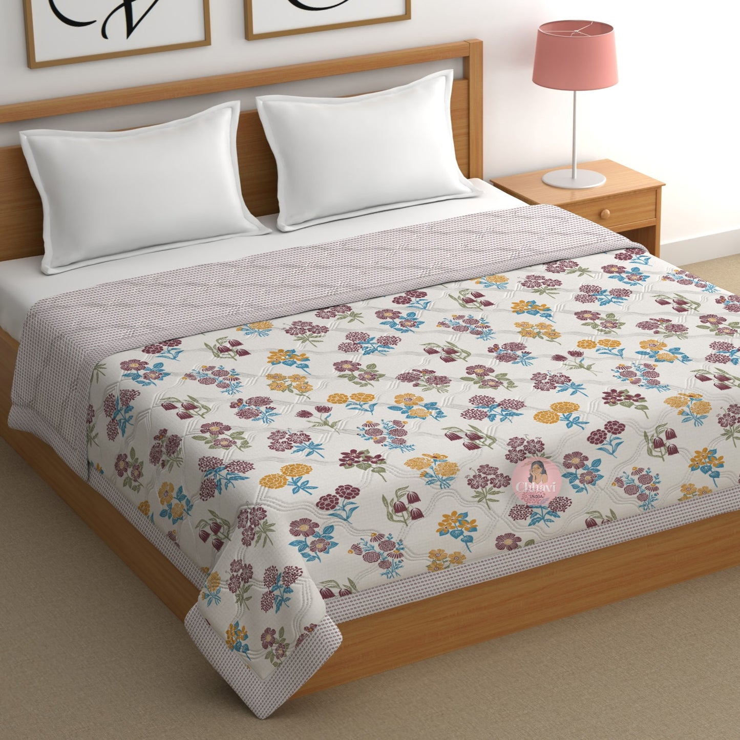 CHHAVI INDIA Printed Double Comforter for AC Room