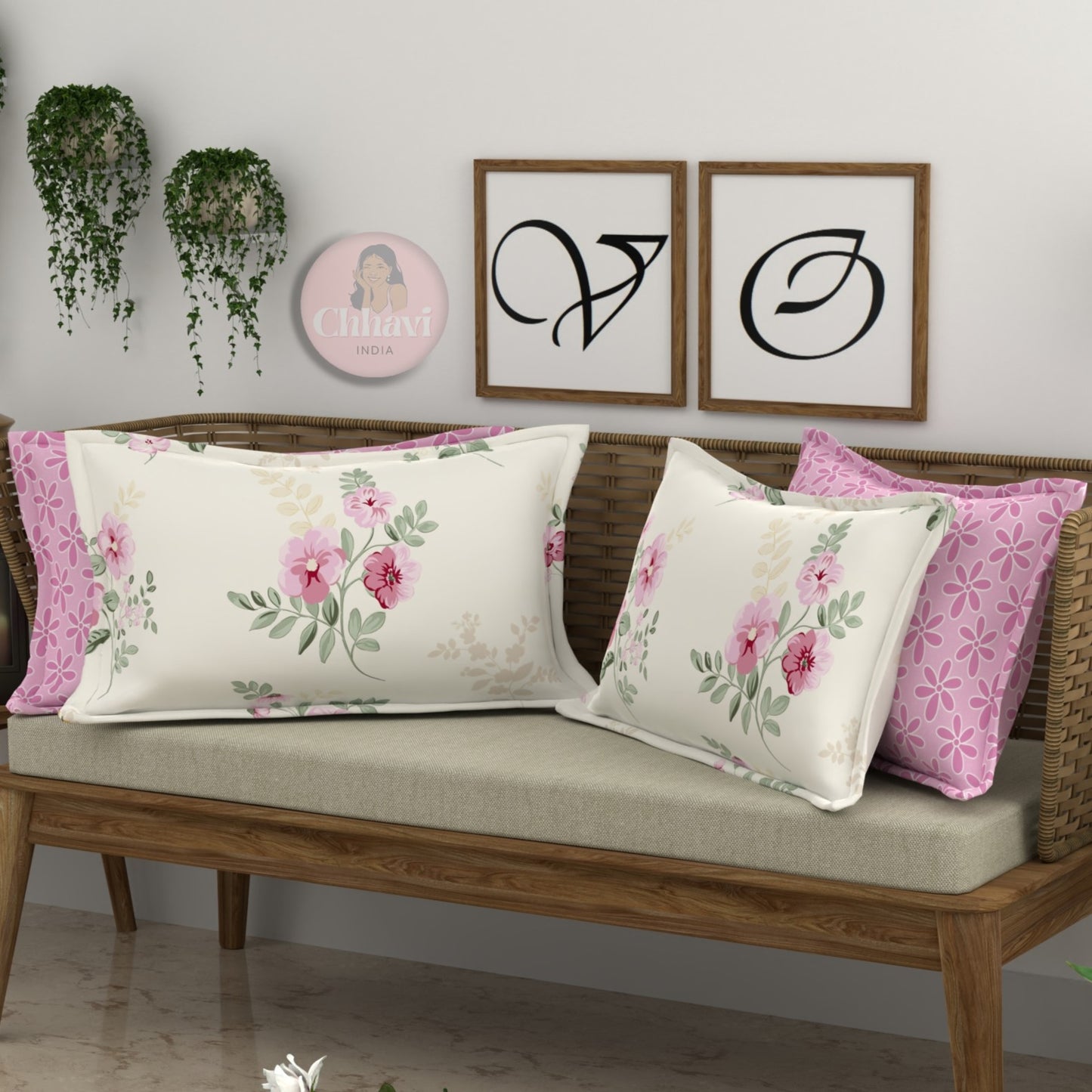 CHHAVI INDIA Microfiber Pillow Cover