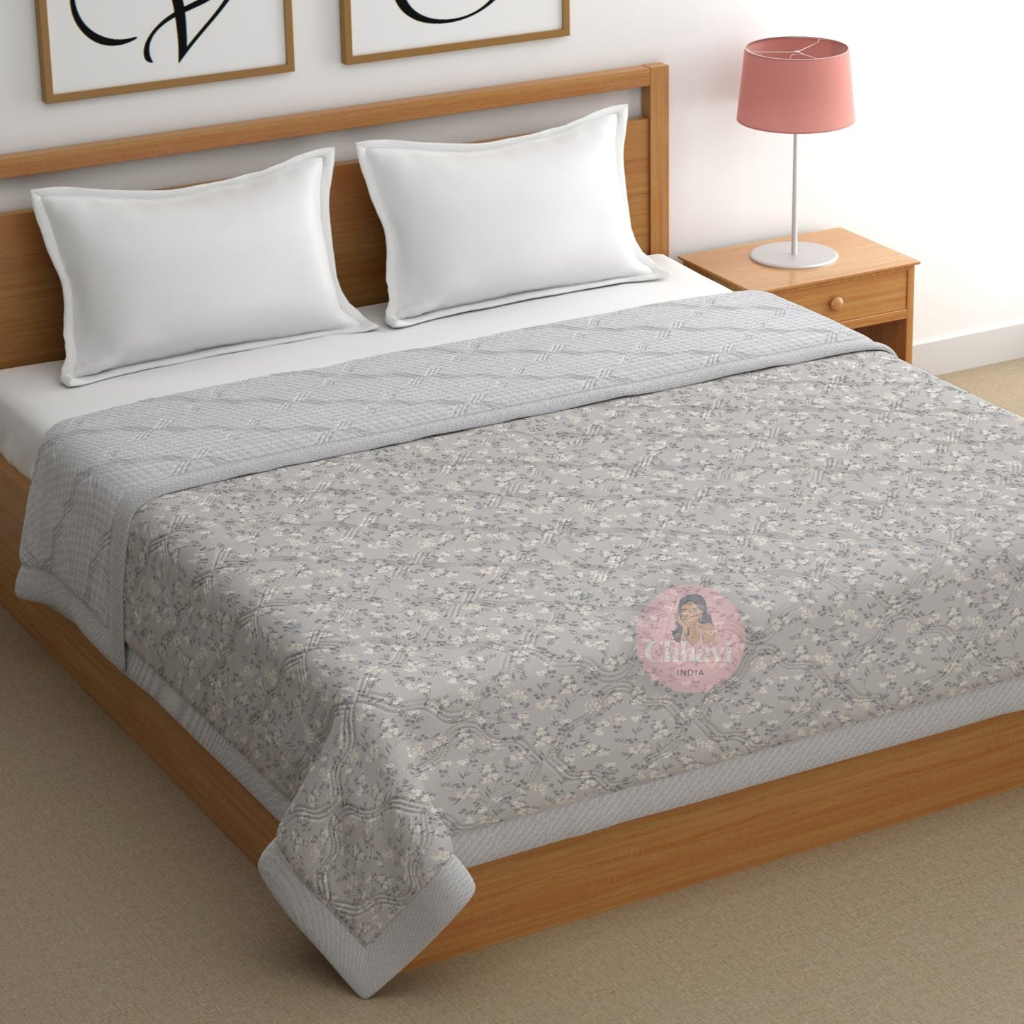 CHHAVI INDIA Printed Double Comforter for AC Room