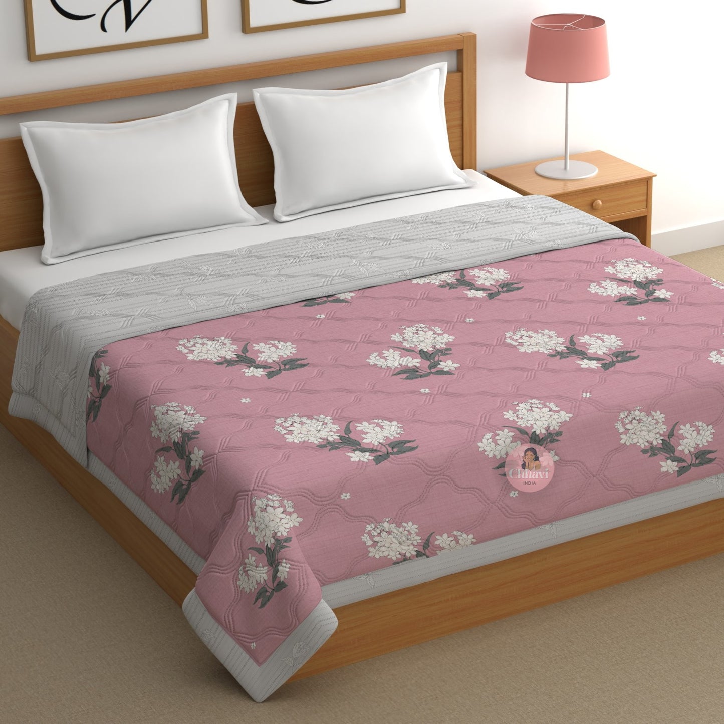 CHHAVI INDIA Printed Double Comforter for AC Room