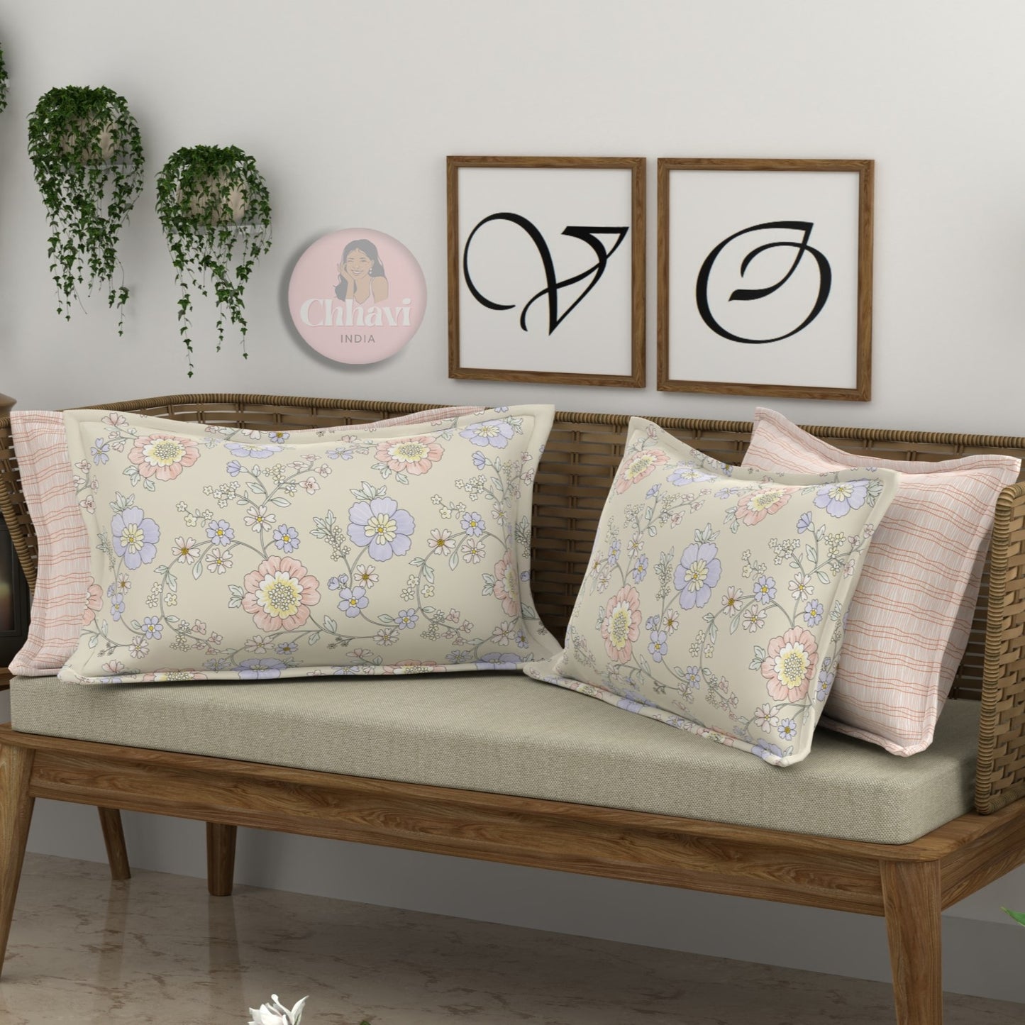 CHHAVI INDIA Microfiber Pillow Cover