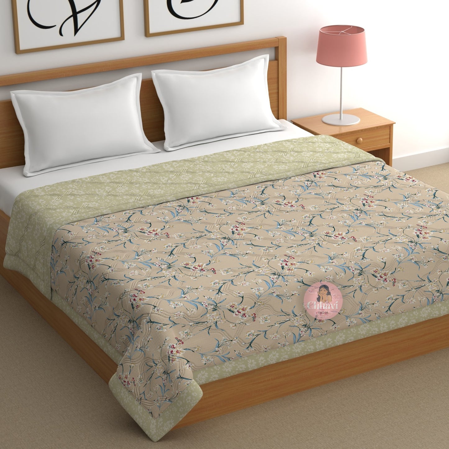 CHHAVI INDIA Printed Double Comforter for AC Room