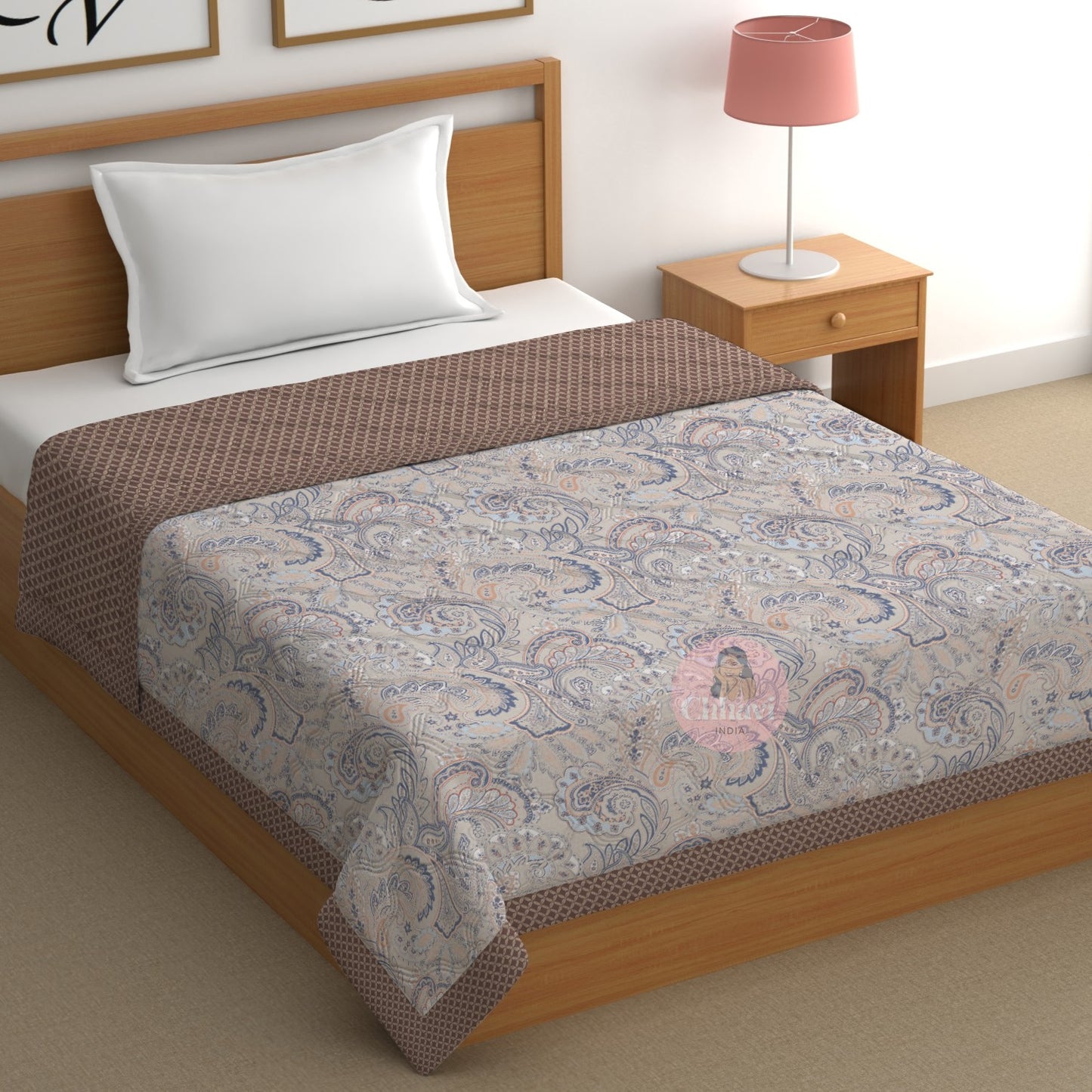 Chhavi india 210 TC single Bed Comforter