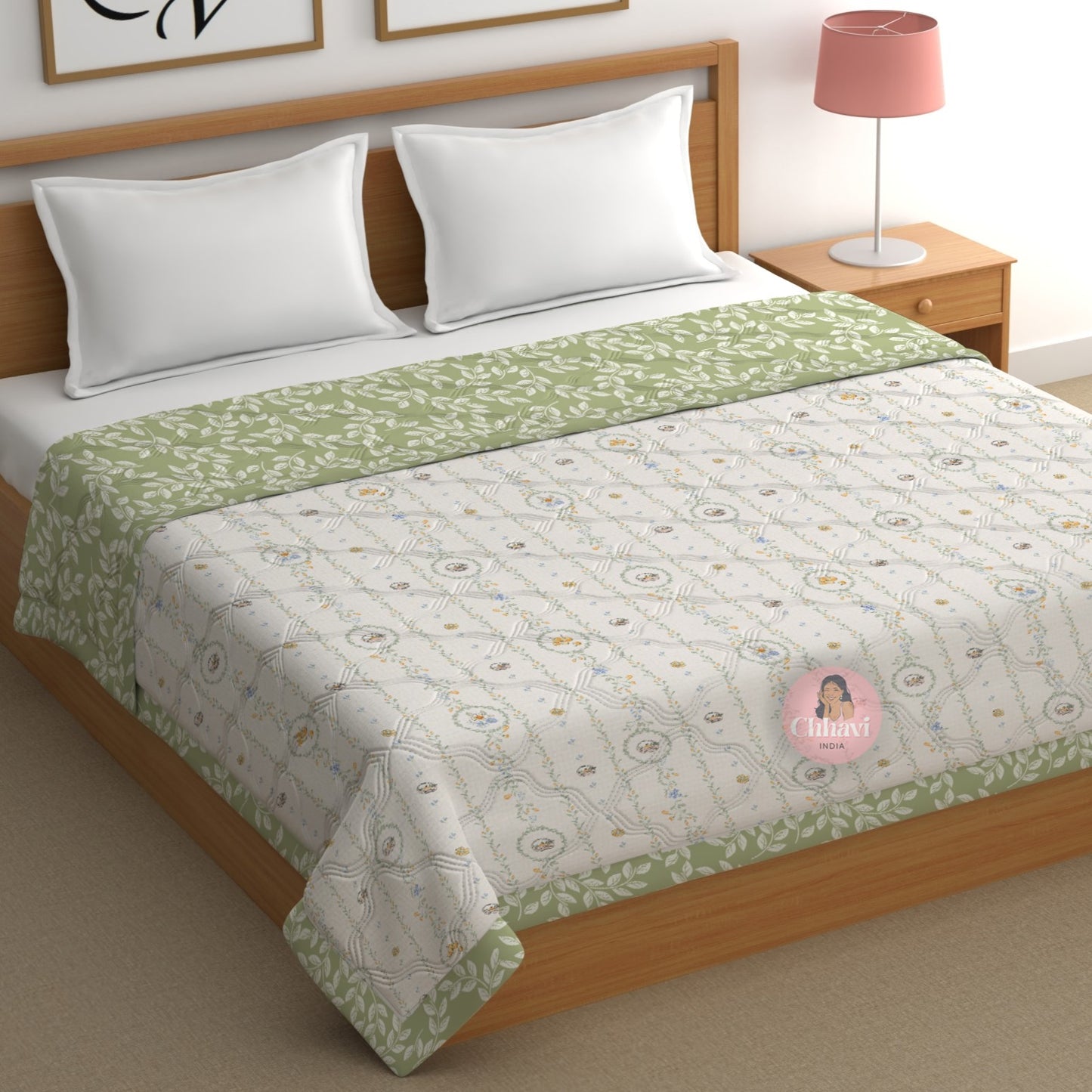 CHHAVI INDIA Printed Double Comforter for AC Room
