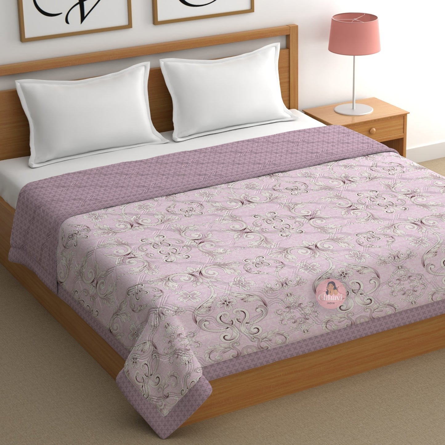 CHHAVI INDIA Printed Double Comforter for AC Room