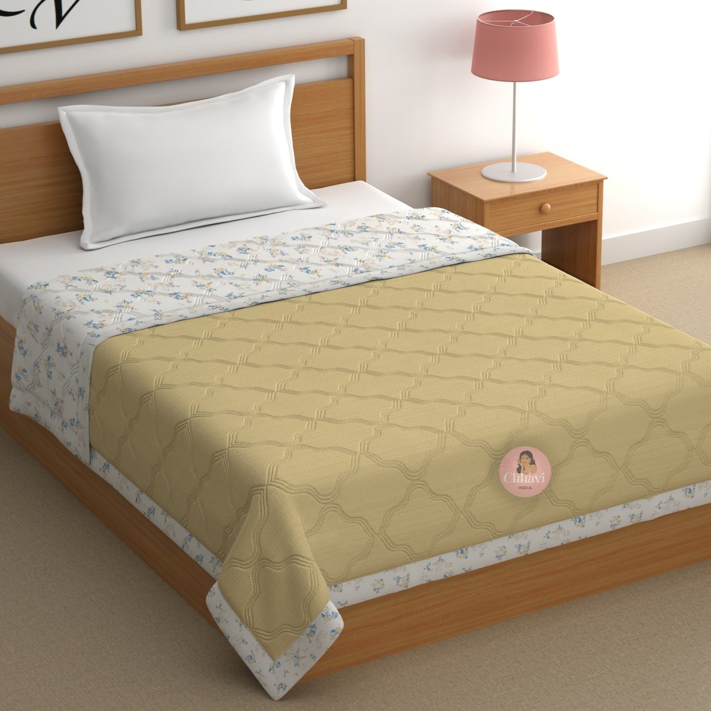 Chhavi india 210 TC single Bed Comforter