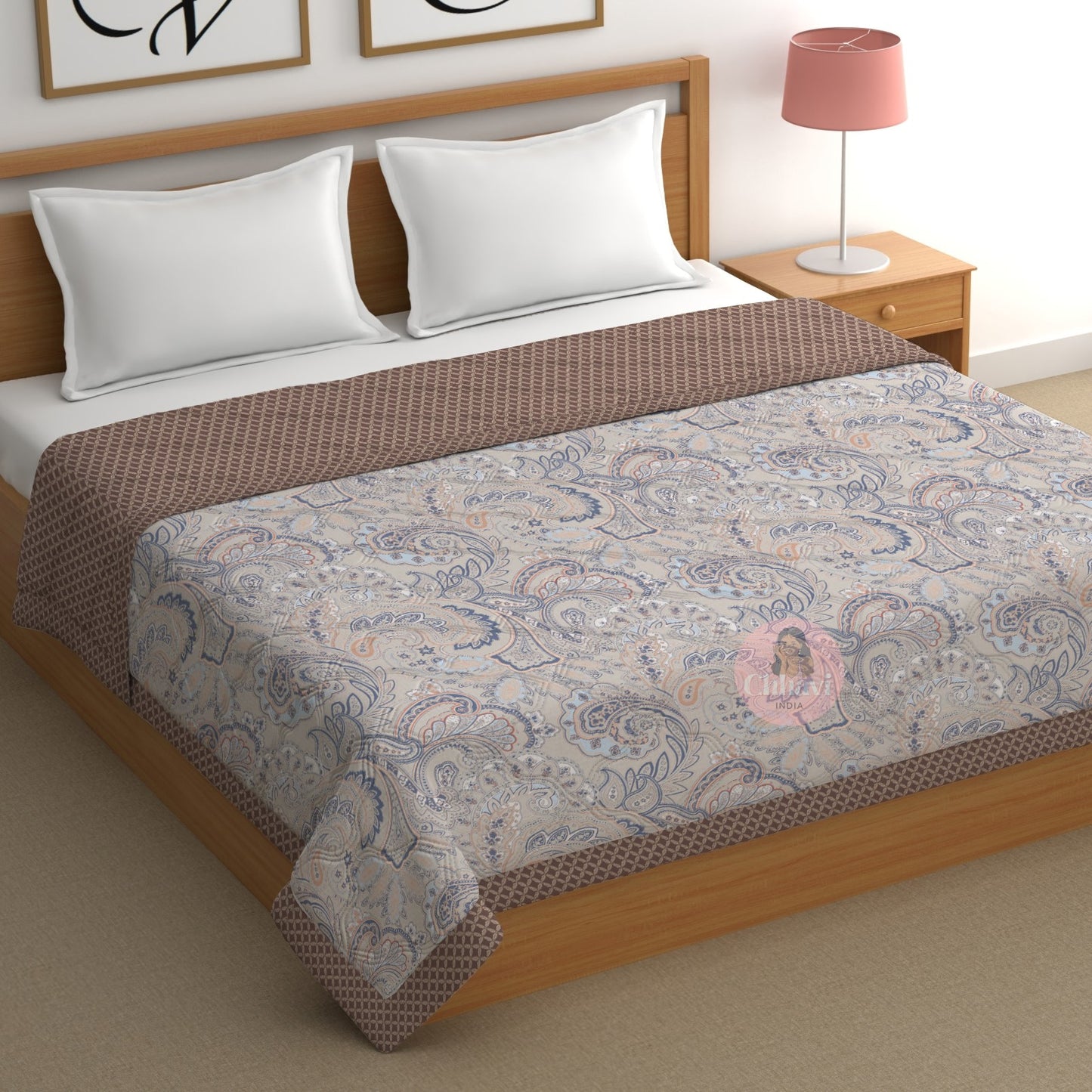 CHHAVI INDIA Printed Double Comforter for AC Room