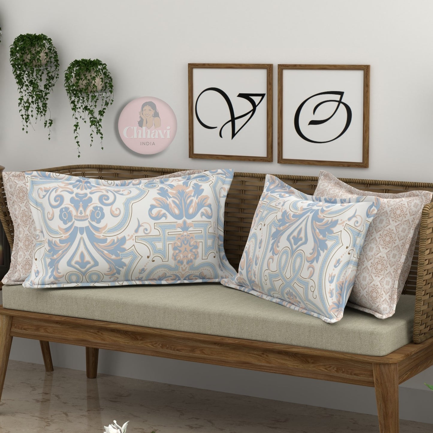 CHHAVI INDIA Microfiber Pillow Cover