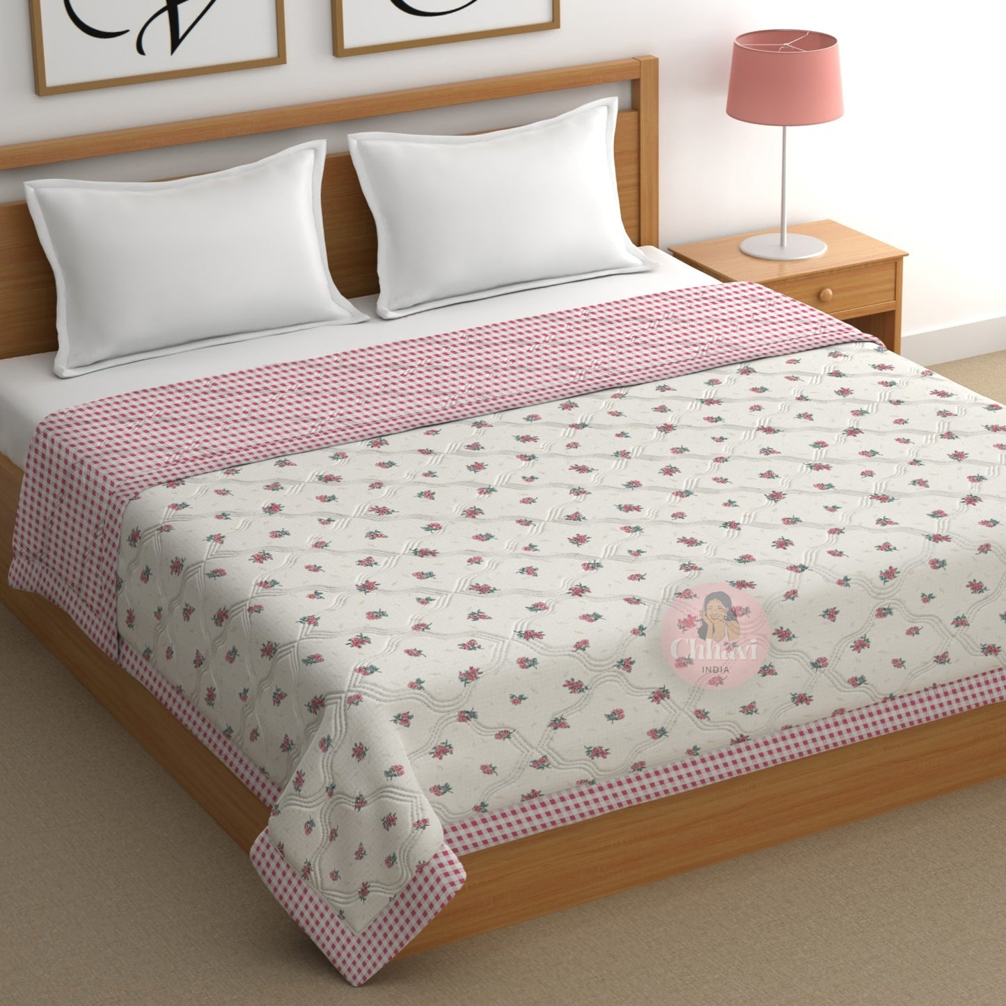 CHHAVI INDIA Printed Double Comforter for AC Room