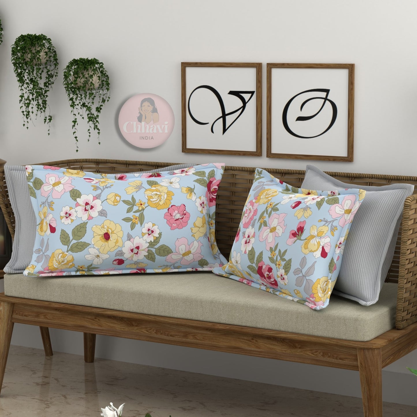 CHHAVI INDIA Microfiber Pillow Cover