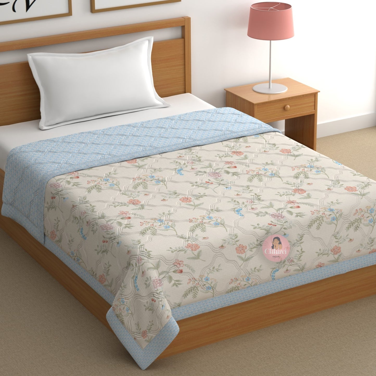 Chhavi india 210 TC single Bed Comforter