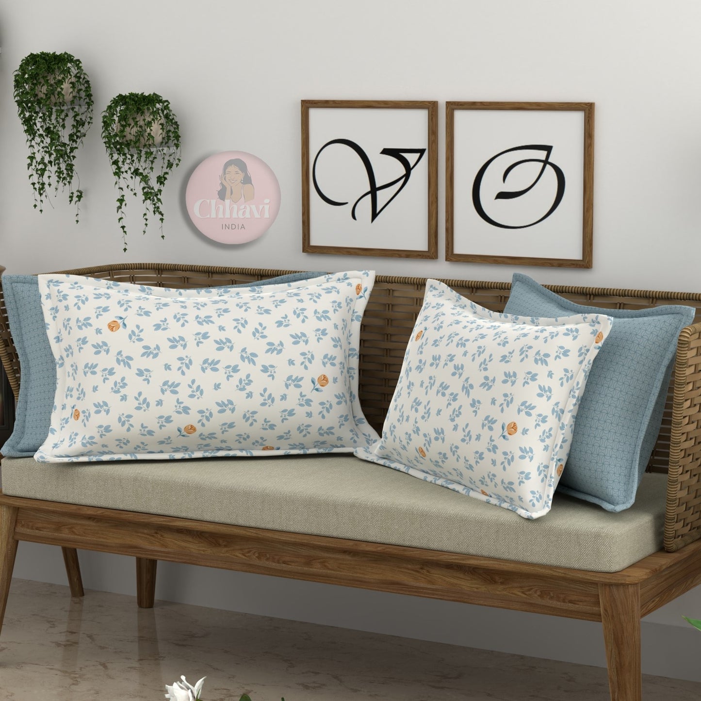 CHHAVI INDIA Microfiber Pillow Cover