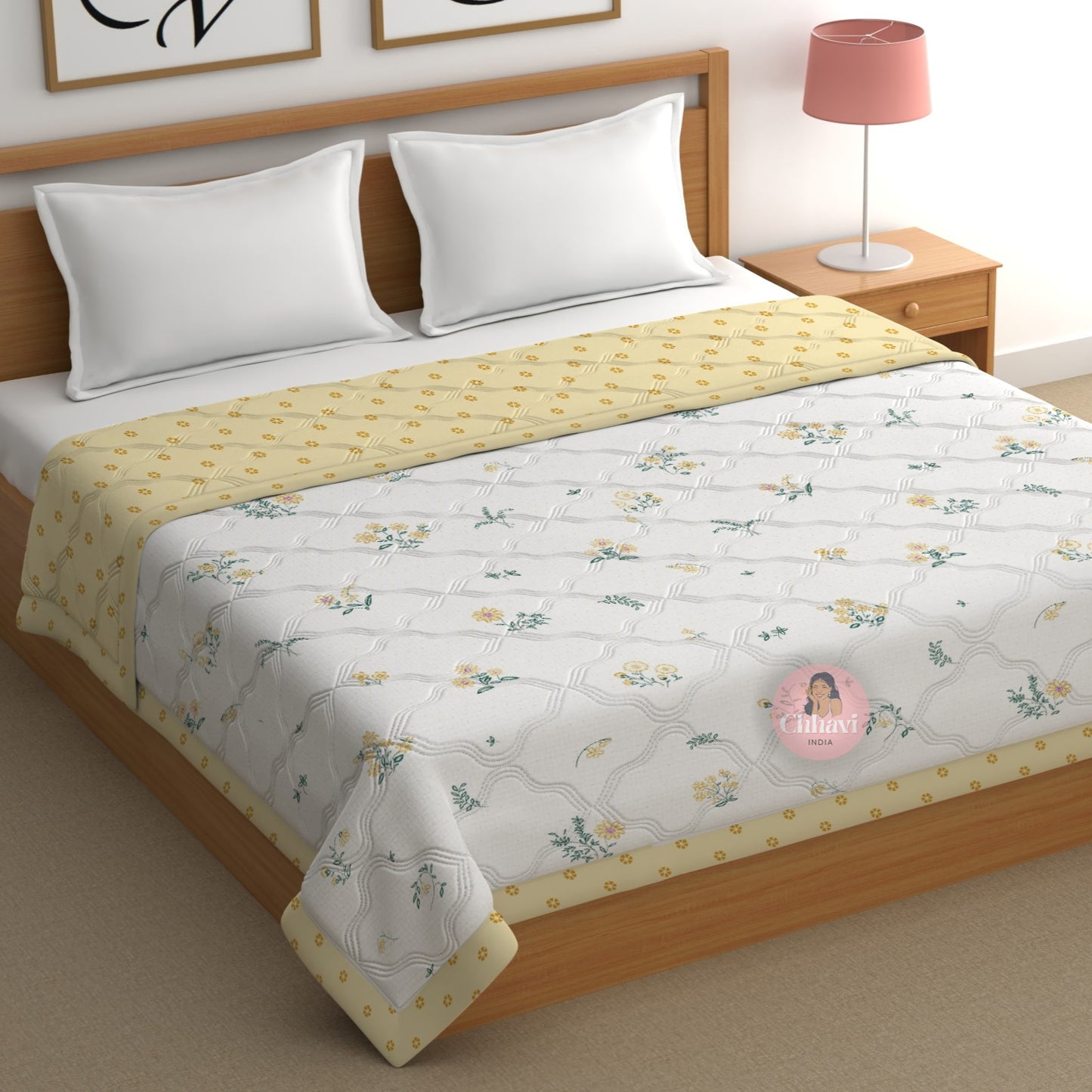 CHHAVI INDIA Printed Double Comforter for AC Room