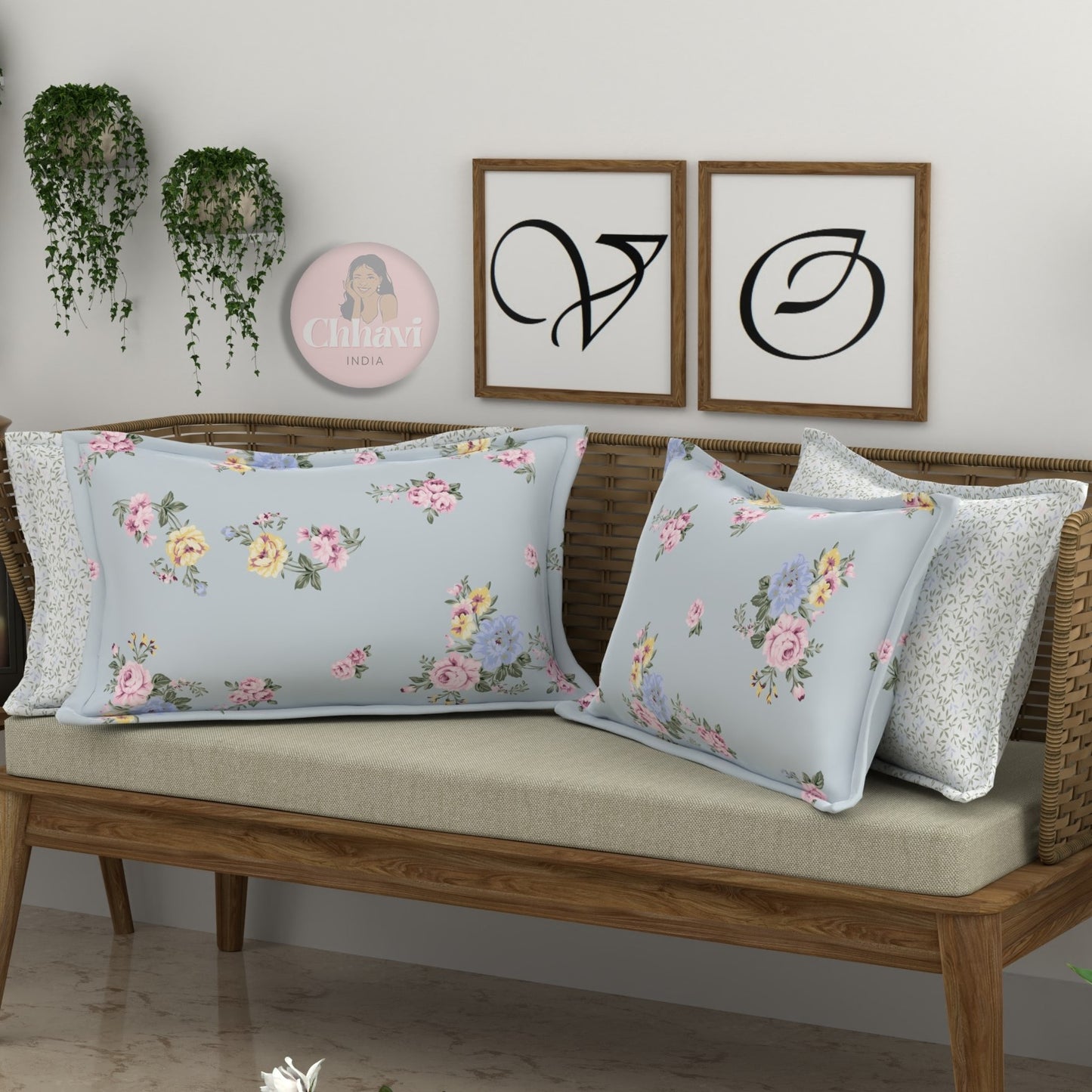 CHHAVI INDIA Microfiber Pillow Cover
