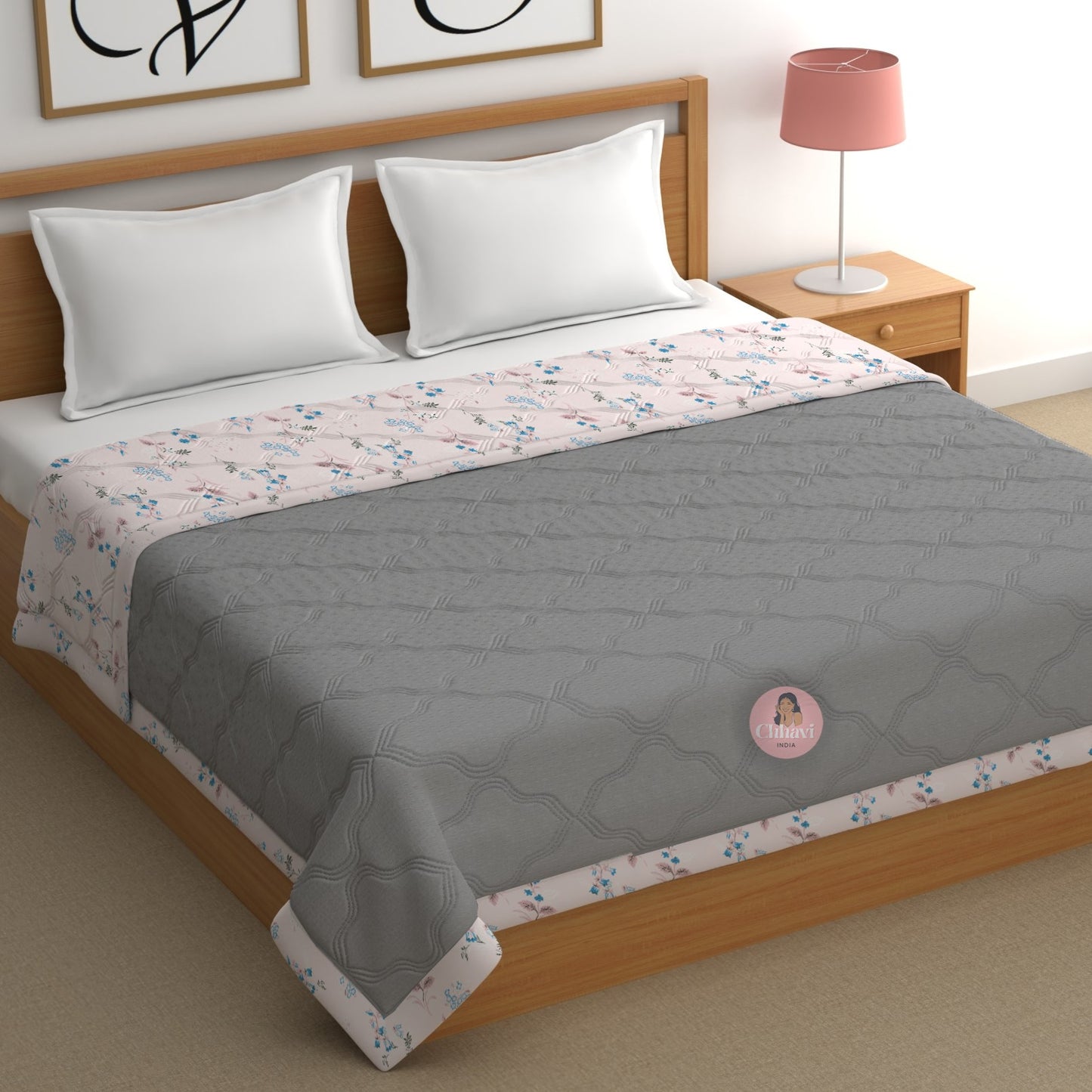 CHHAVI INDIA Printed Double Comforter for AC Room