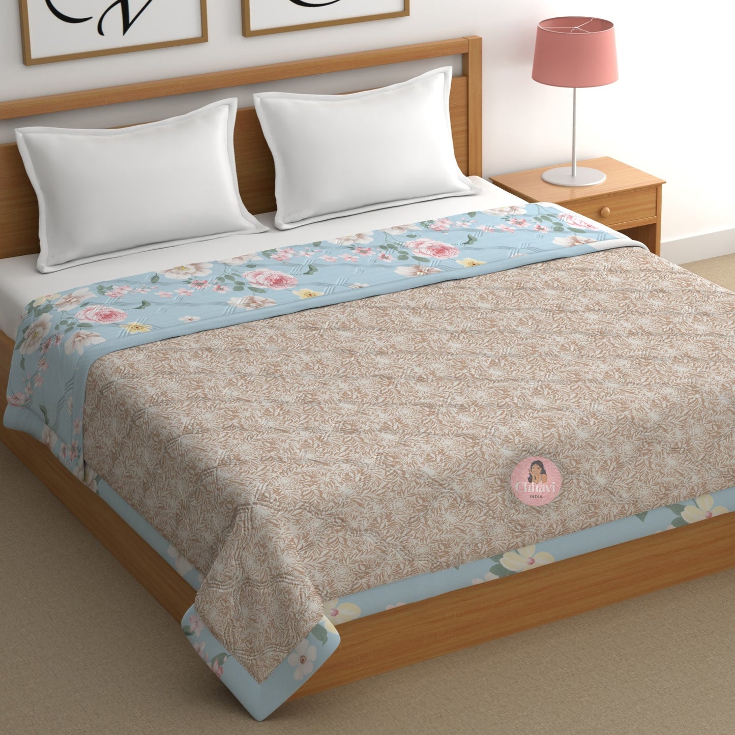 CHHAVI INDIA Printed Double Comforter for AC Room