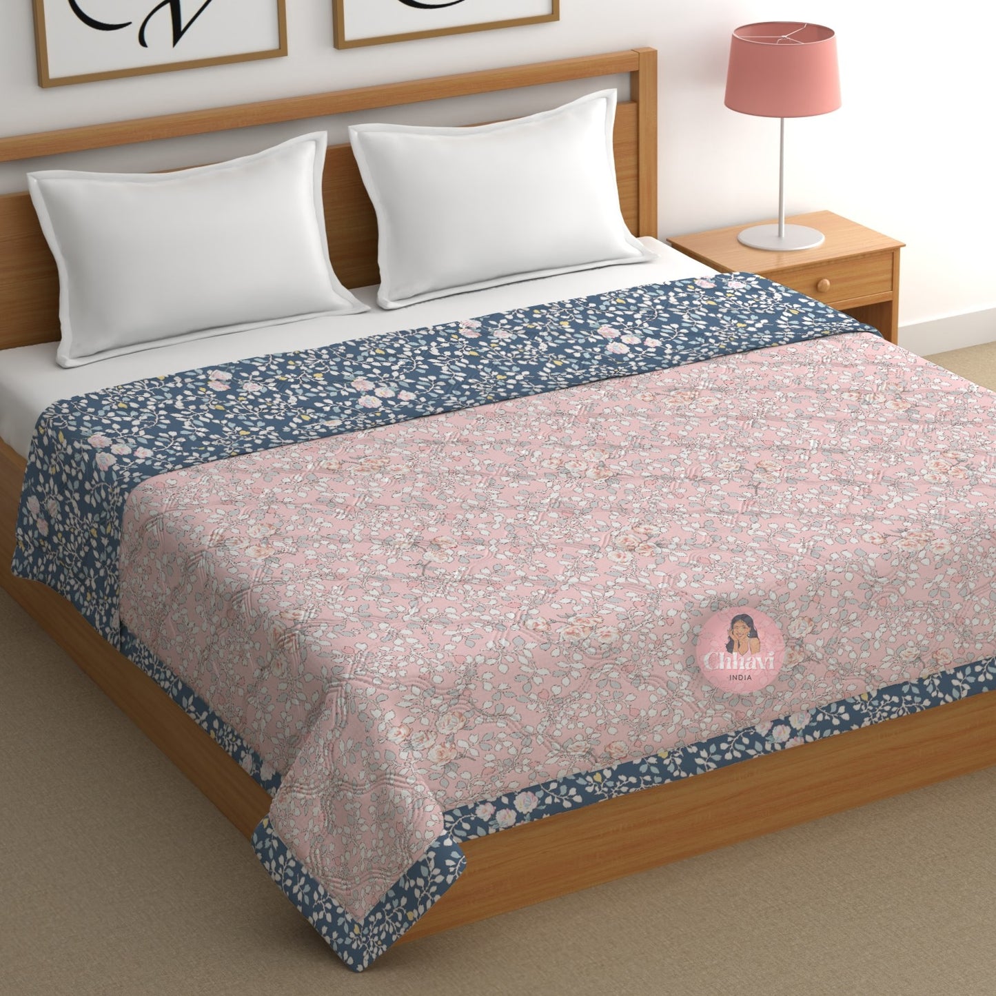 CHHAVI INDIA Printed Double Comforter for AC Room