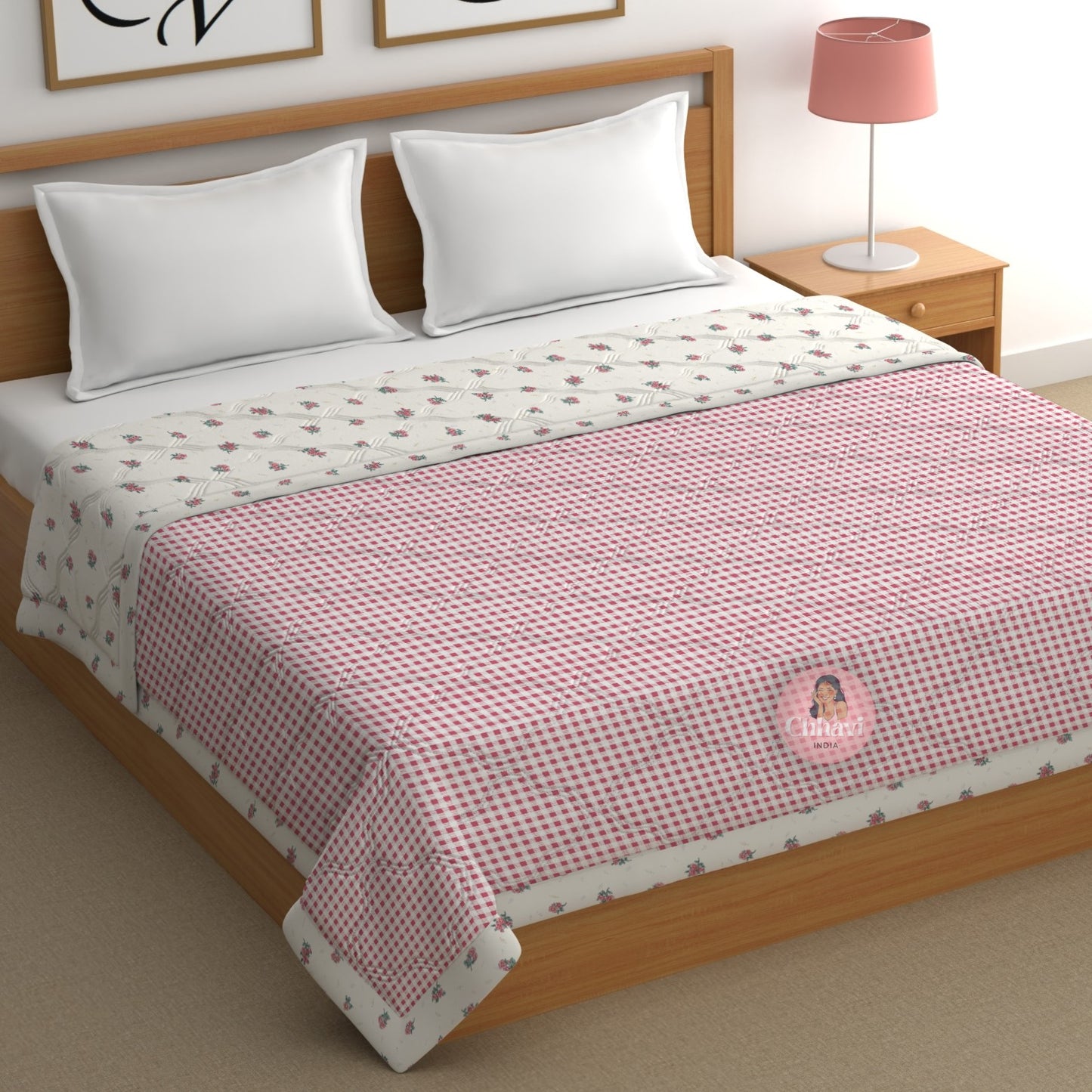 CHHAVI INDIA Printed Double Comforter for AC Room