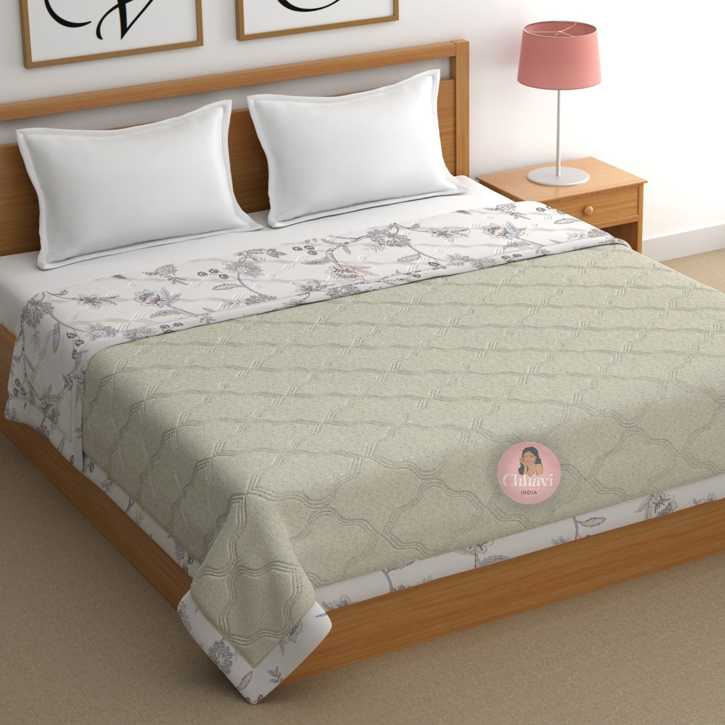 CHHAVI INDIA Printed Double Comforter for AC Room