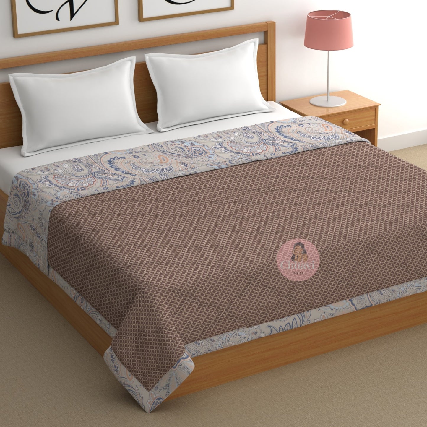 CHHAVI INDIA Printed Double Comforter for AC Room