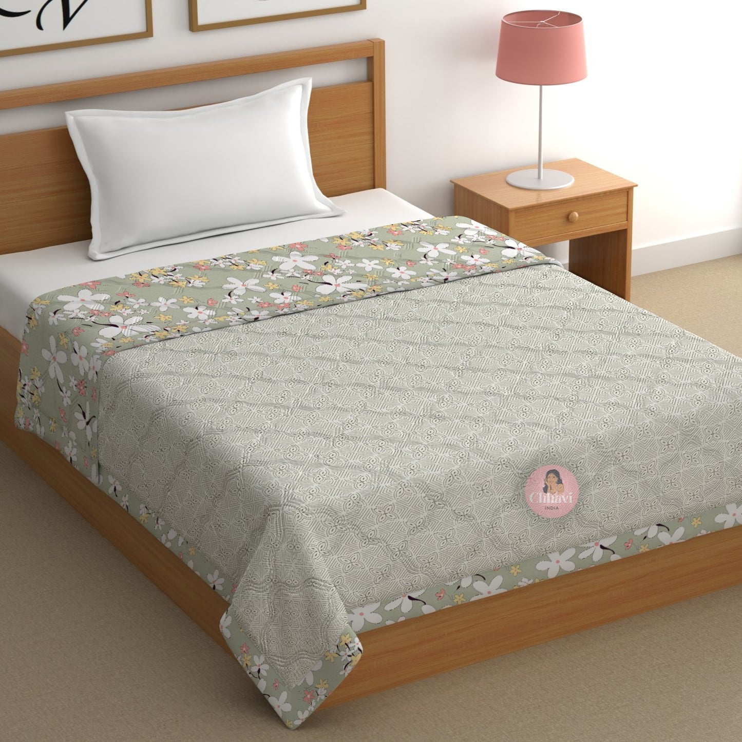 Chhavi india 210 TC single Bed Comforter