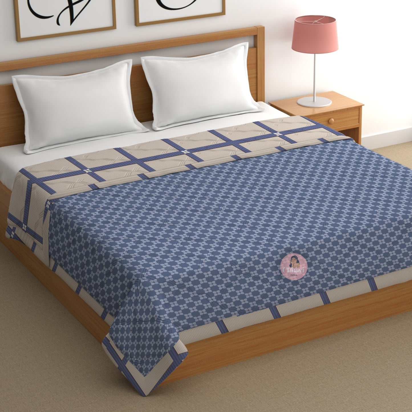 CHHAVI INDIA Printed Double Comforter for AC Room