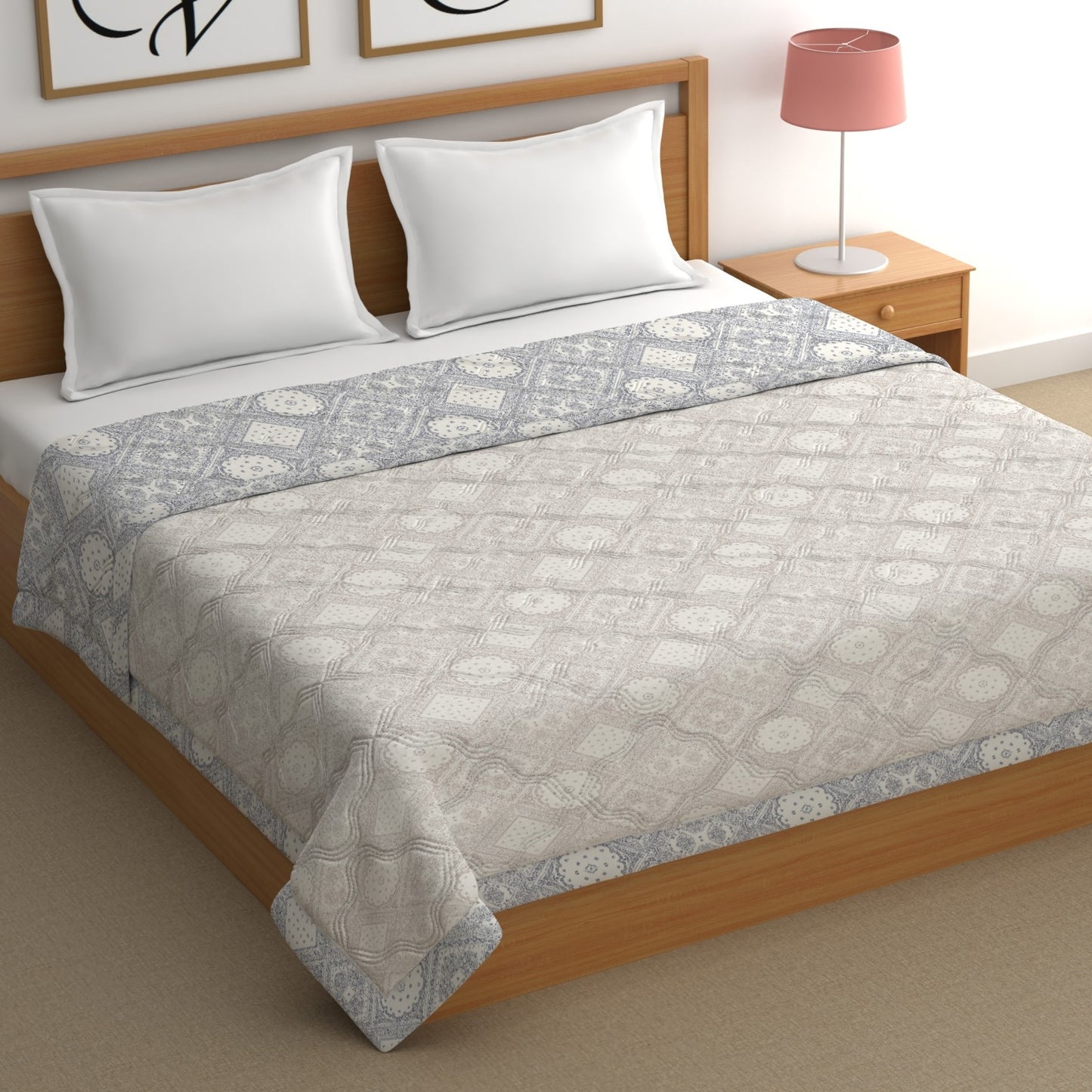 CHHAVI INDIA Printed Double Comforter for AC Room