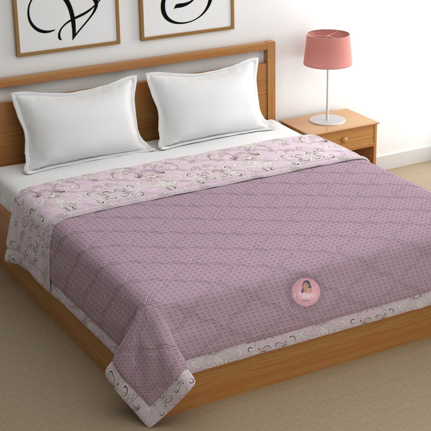 CHHAVI INDIA Printed Double Comforter for AC Room