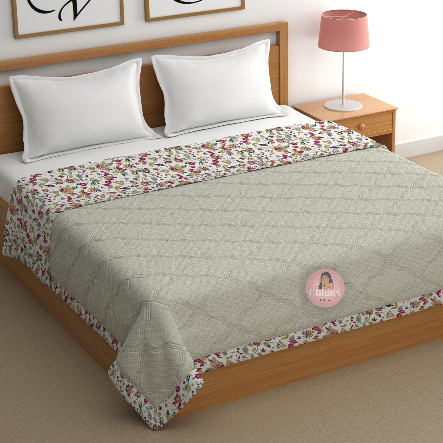 CHHAVI INDIA Printed Double Comforter for AC Room