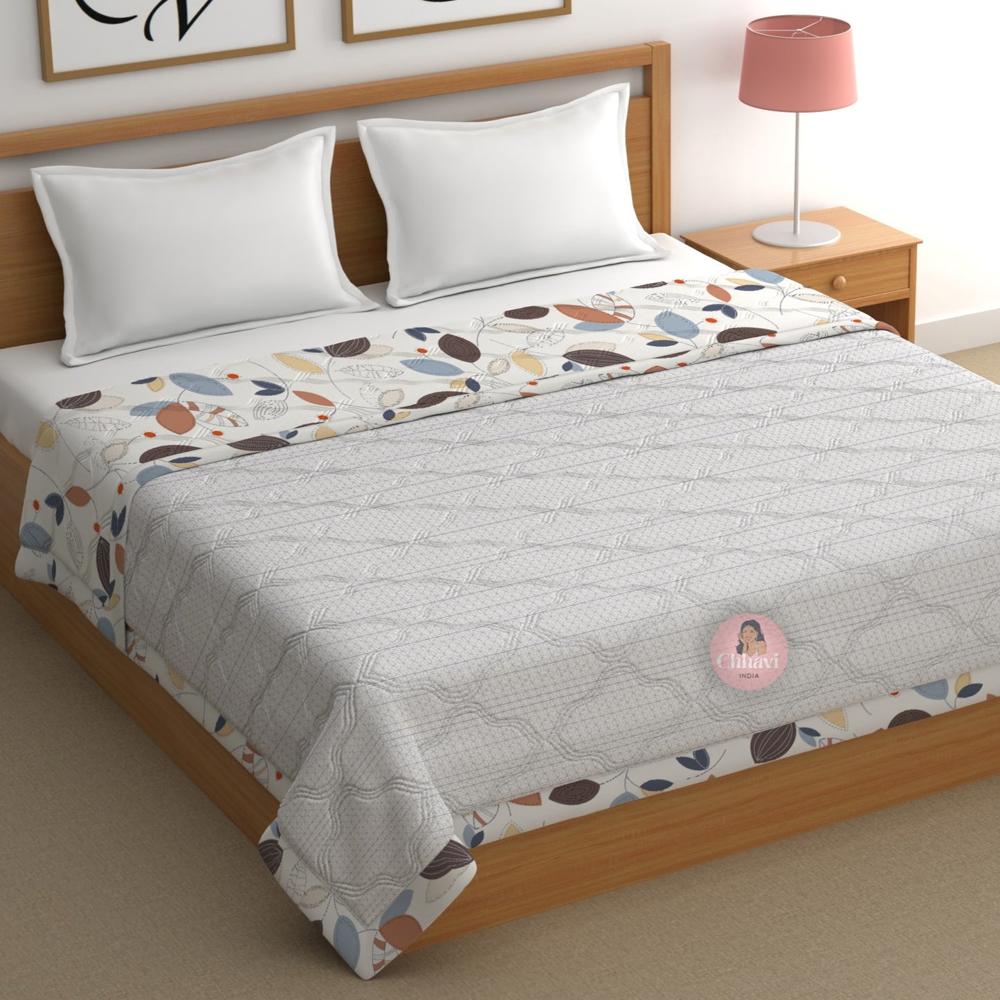 CHHAVI INDIA Printed Double Comforter for AC Room