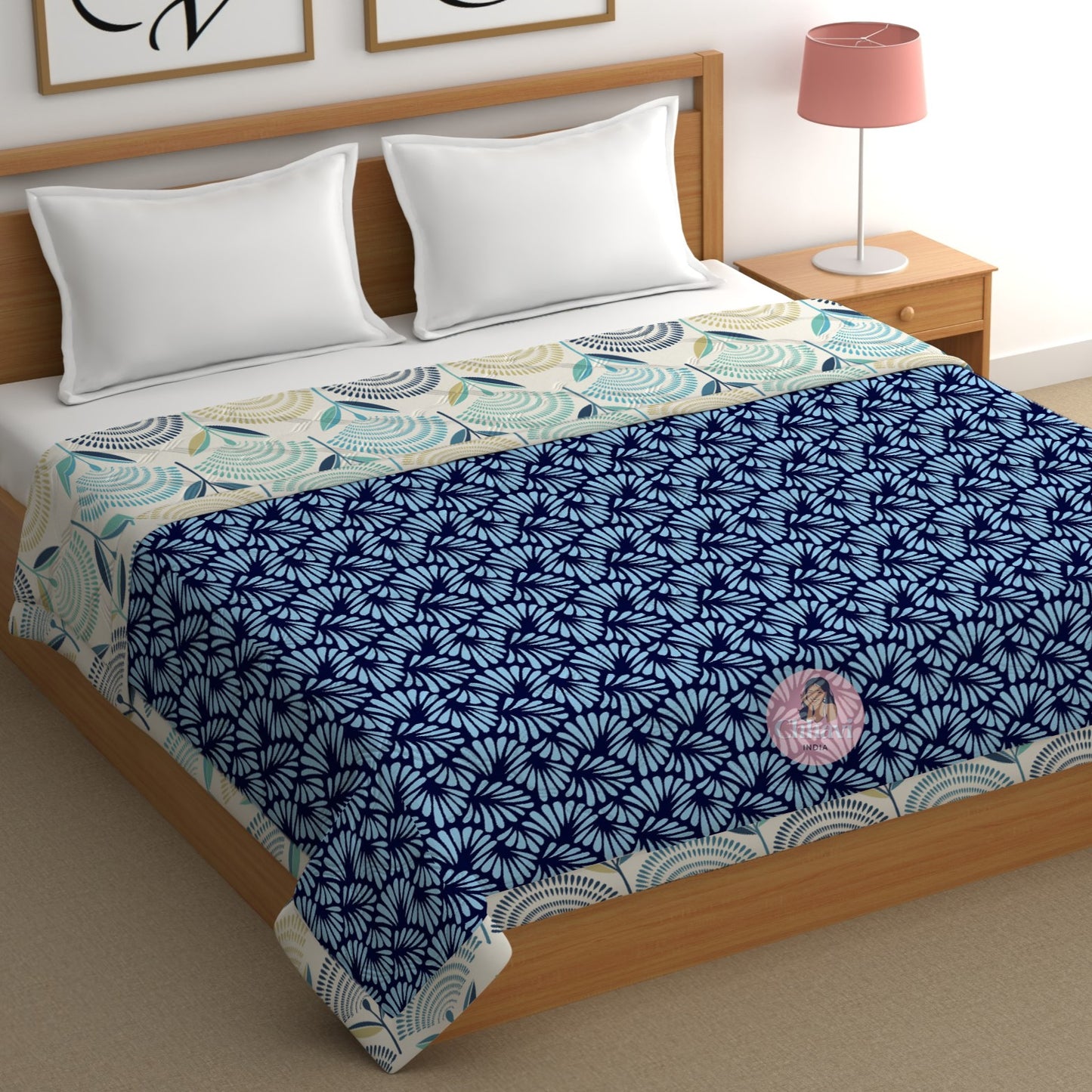 CHHAVI INDIA Printed Double Comforter for AC Room