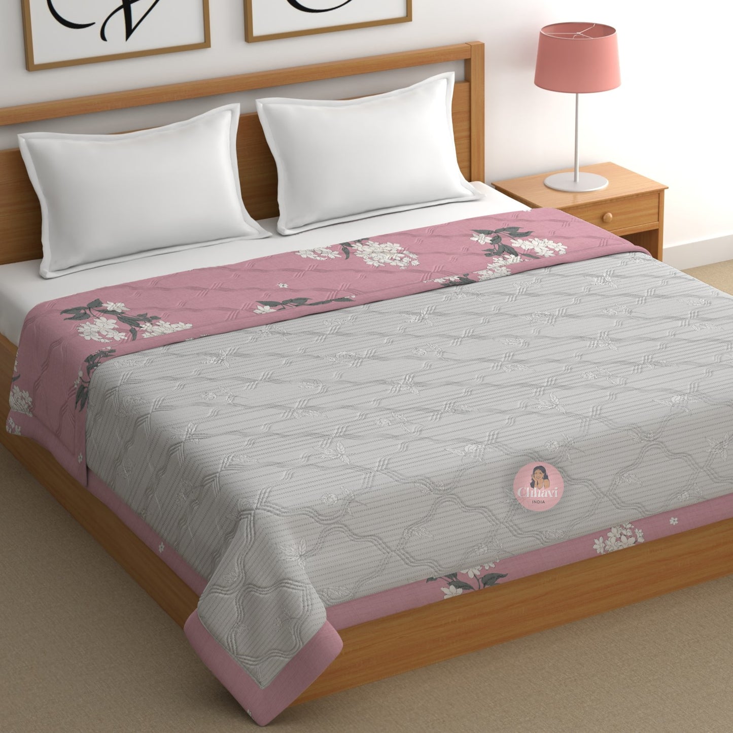 CHHAVI INDIA Printed Double Comforter for AC Room