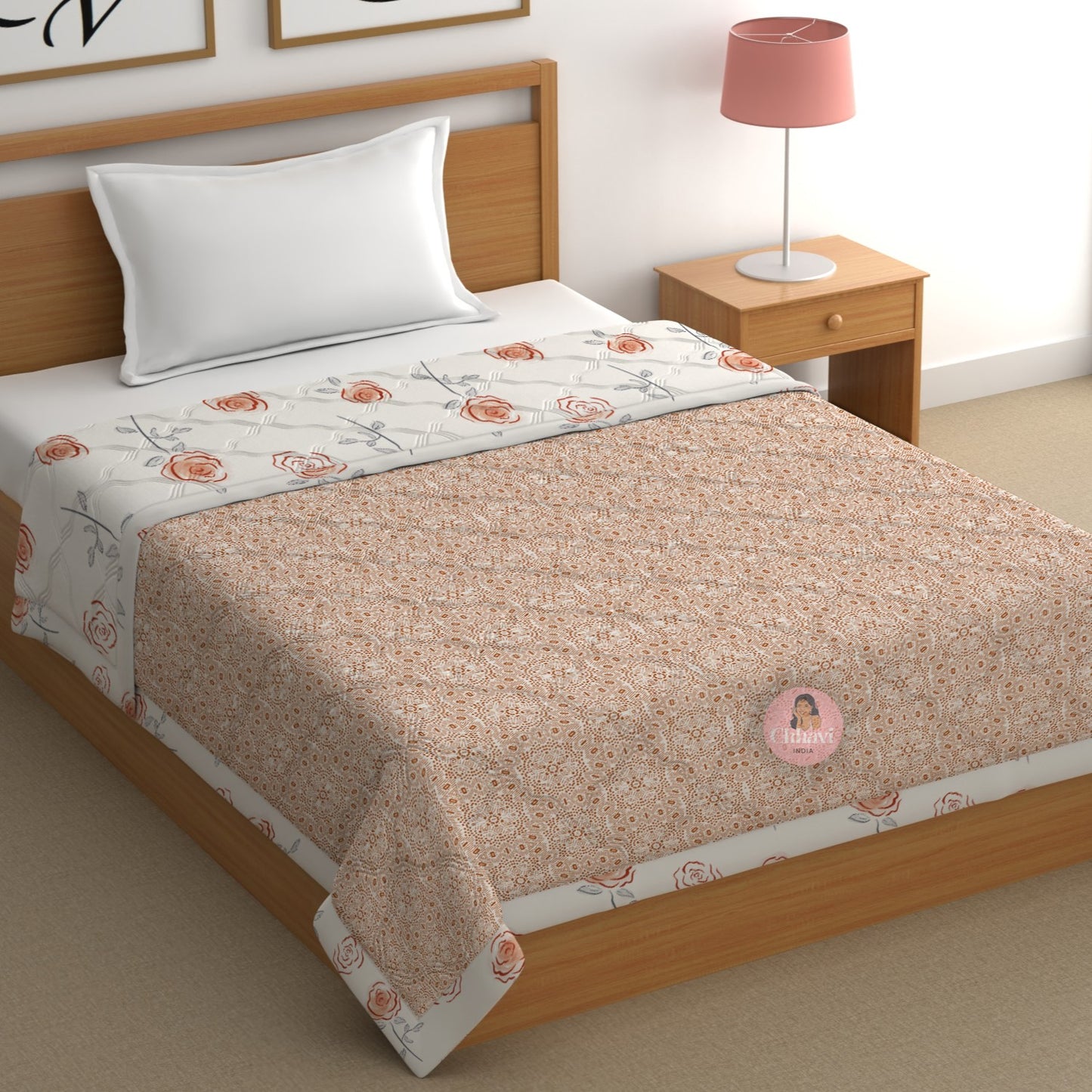 Chhavi india 210 TC single Bed Comforter