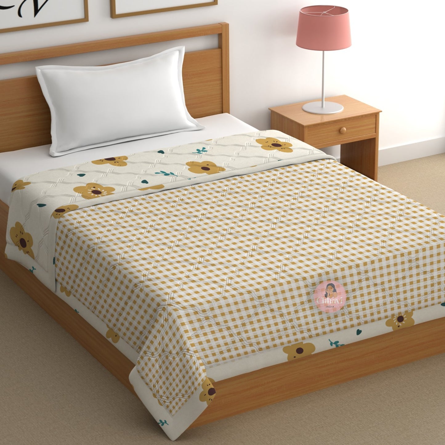 Chhavi india 210 TC single Bed Comforter