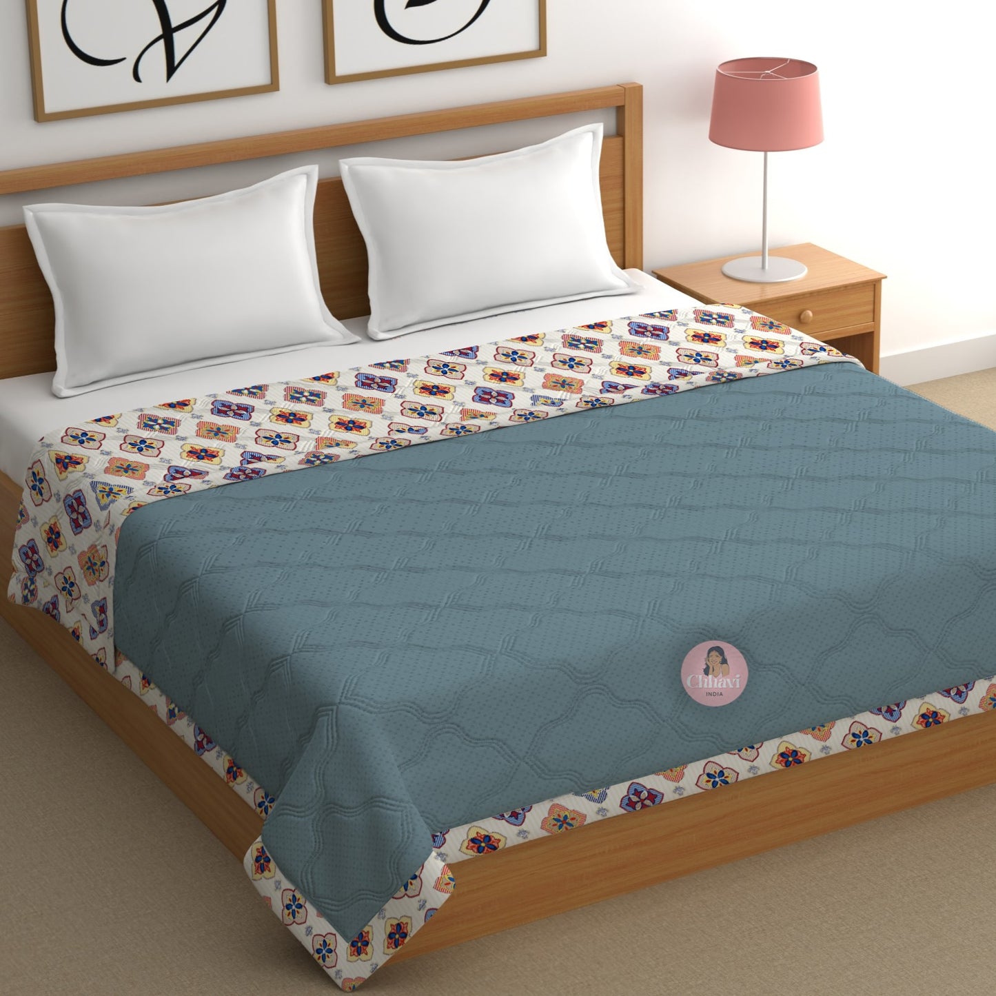CHHAVI INDIA Printed Double Comforter for AC Room