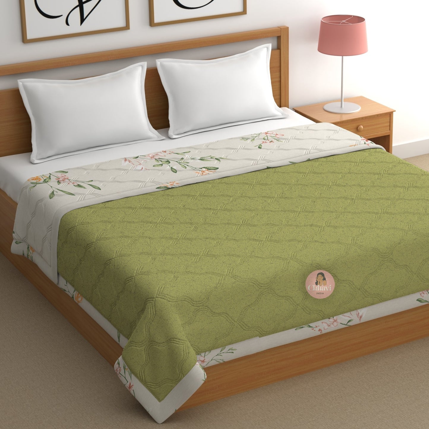 CHHAVI INDIA Printed Double Comforter for AC Room
