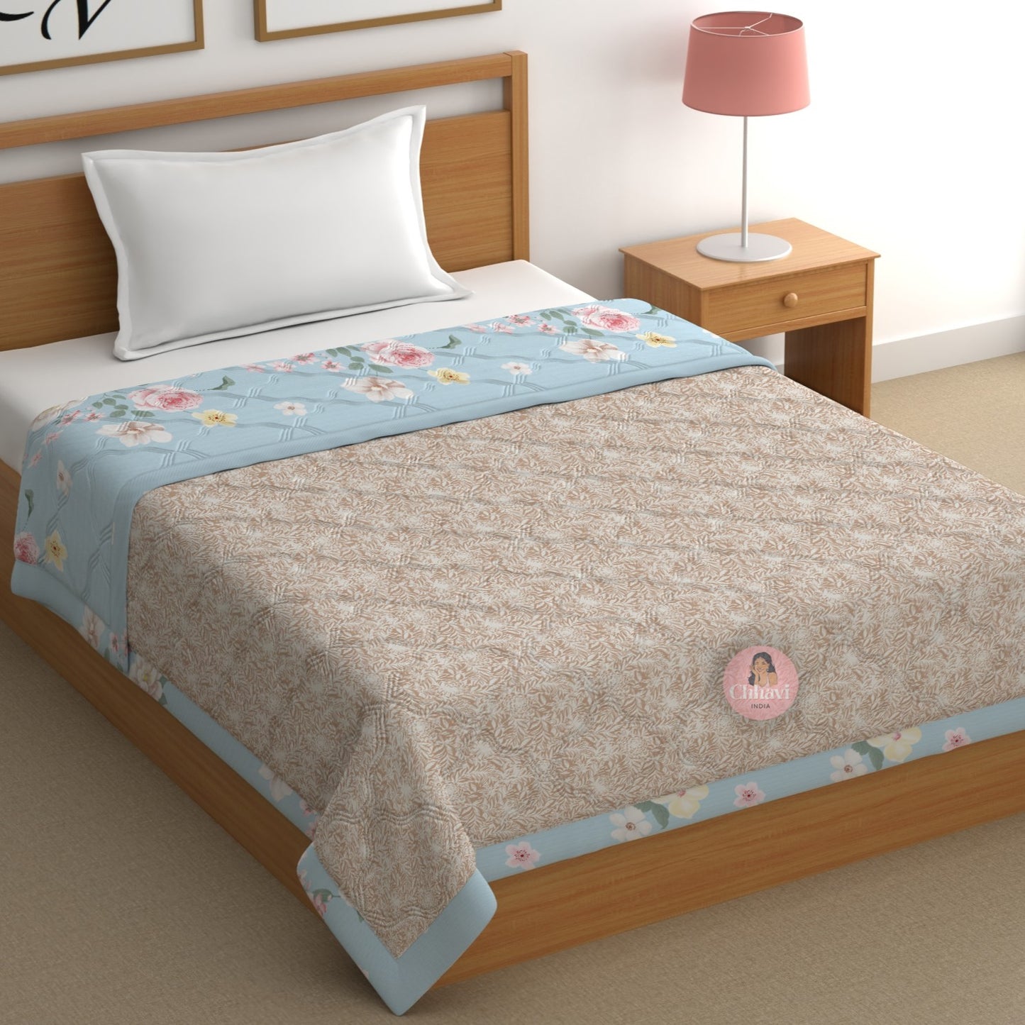 Chhavi india 210 TC single Bed Comforter