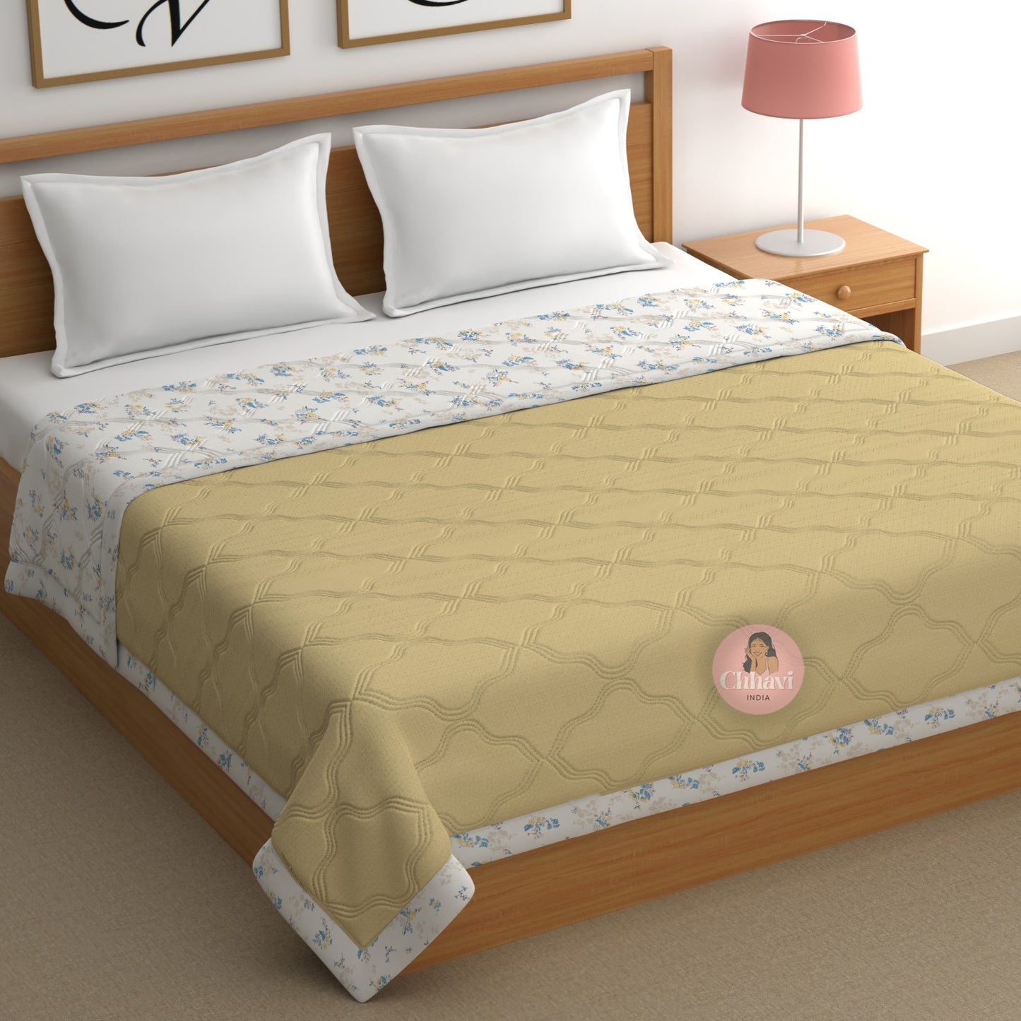 CHHAVI INDIA Printed Double Comforter for AC Room