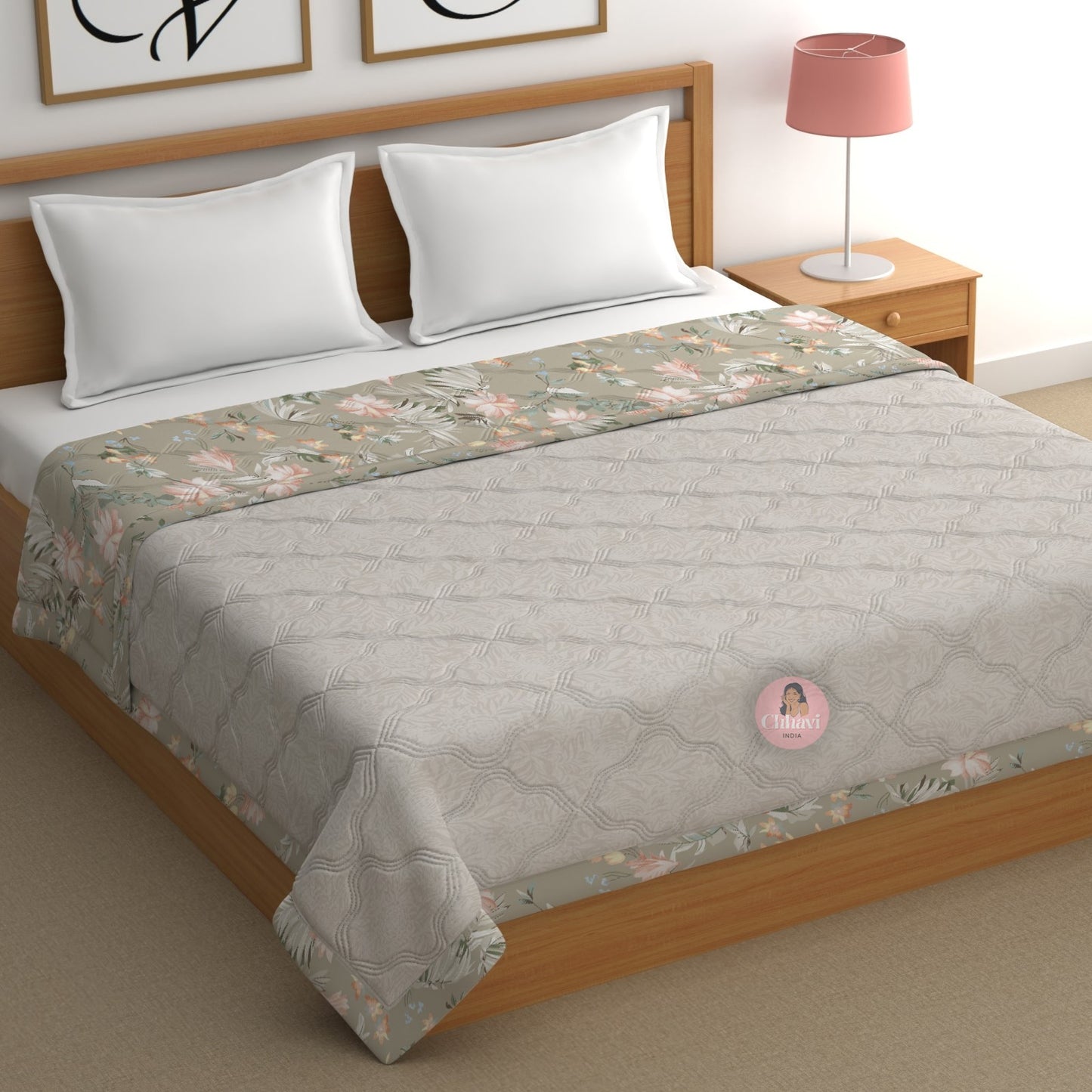 CHHAVI INDIA Printed Double Comforter for AC Room