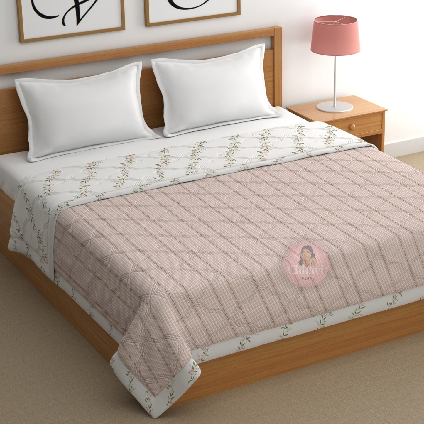 CHHAVI INDIA Printed Double Comforter for AC Room